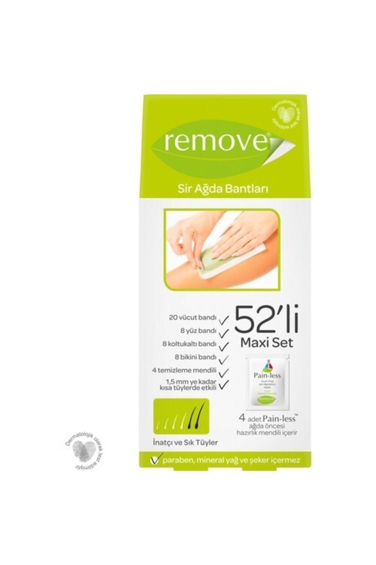 remove Mucize Natçı Ve Sık Tüy Sir Ağda Bantları 52'li