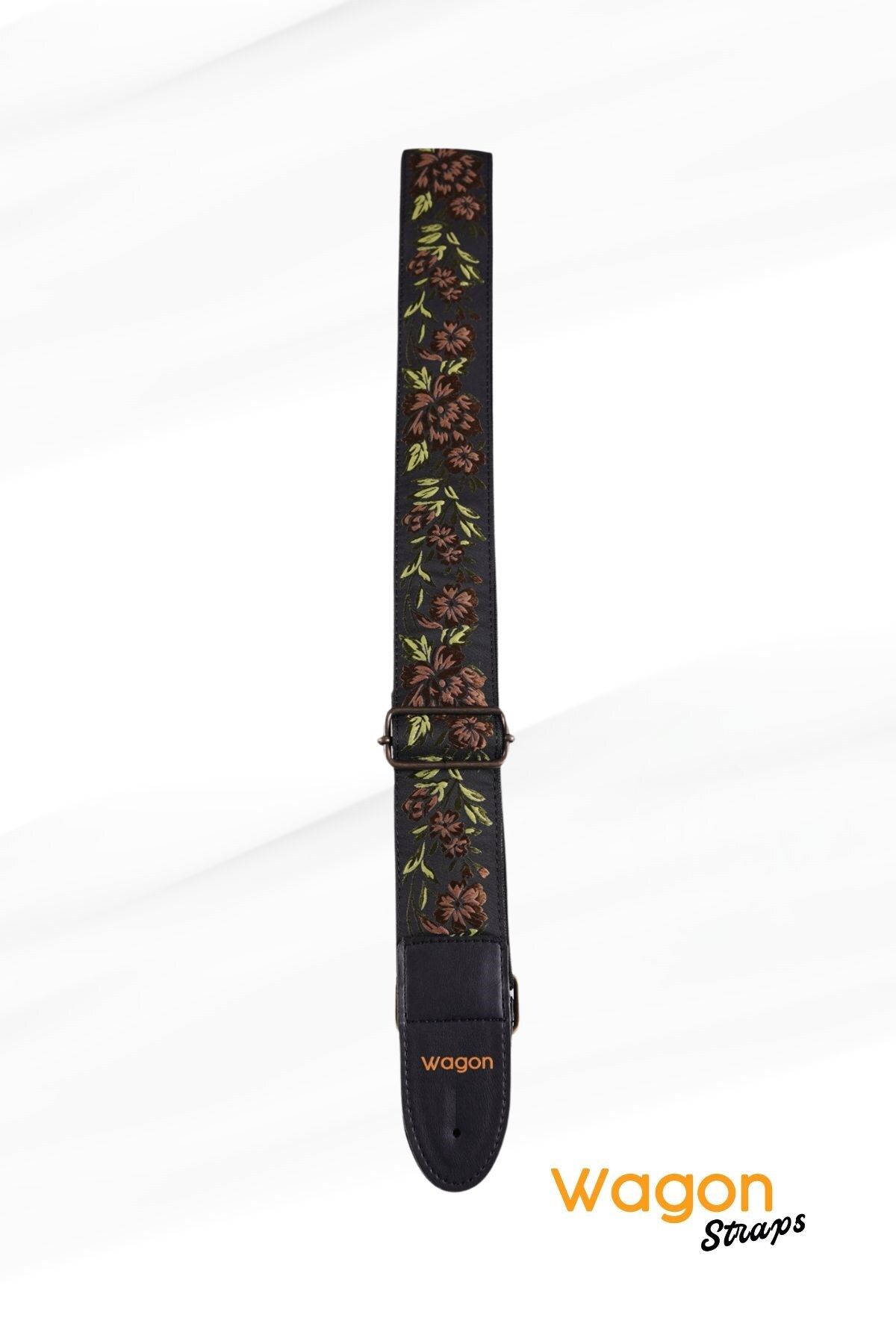 Wagon Straps Vintage Serisi Gitar Askısı - Brown Garden