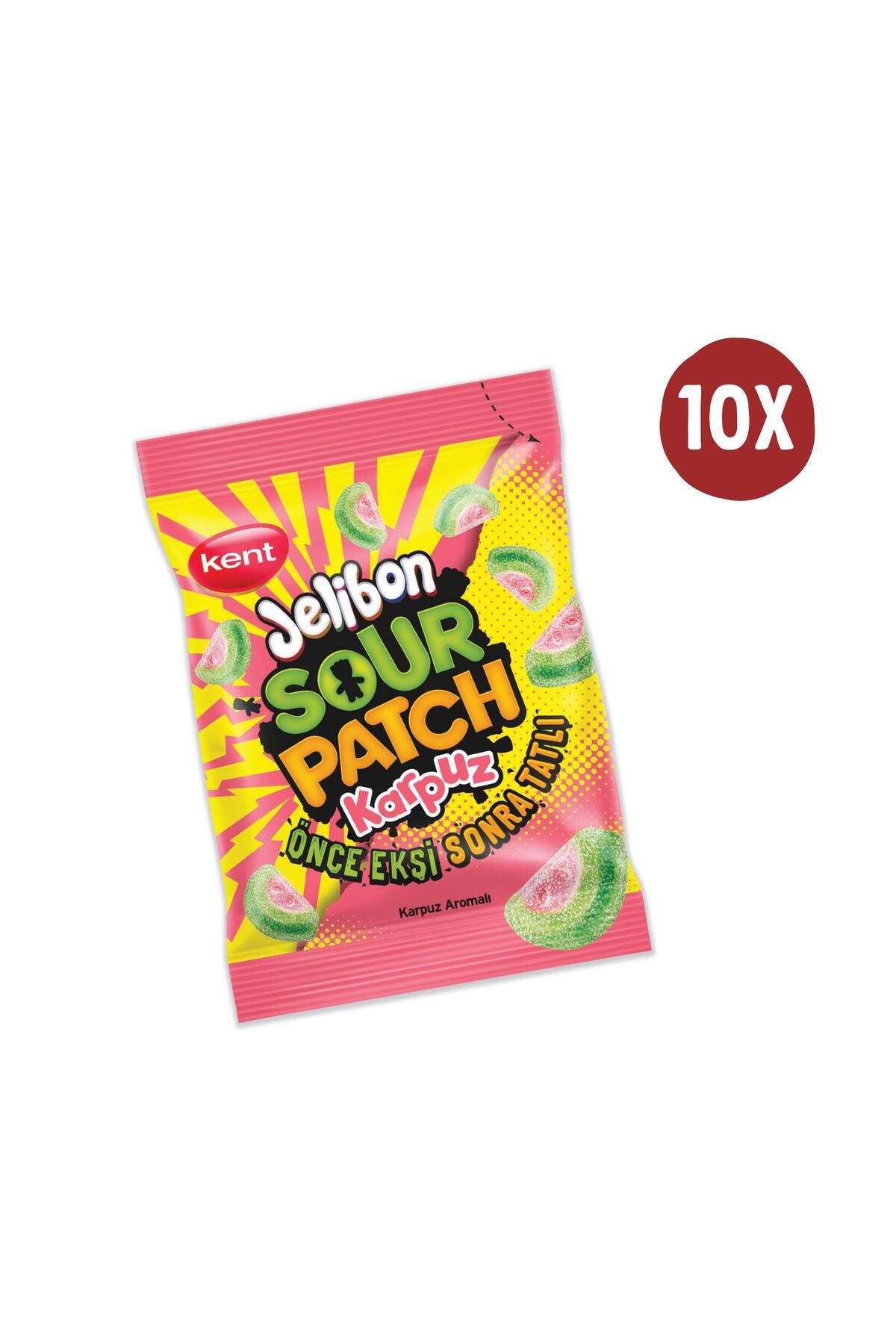 Jelibon Sour Patch Karpuz 160 g 10'lu Paket