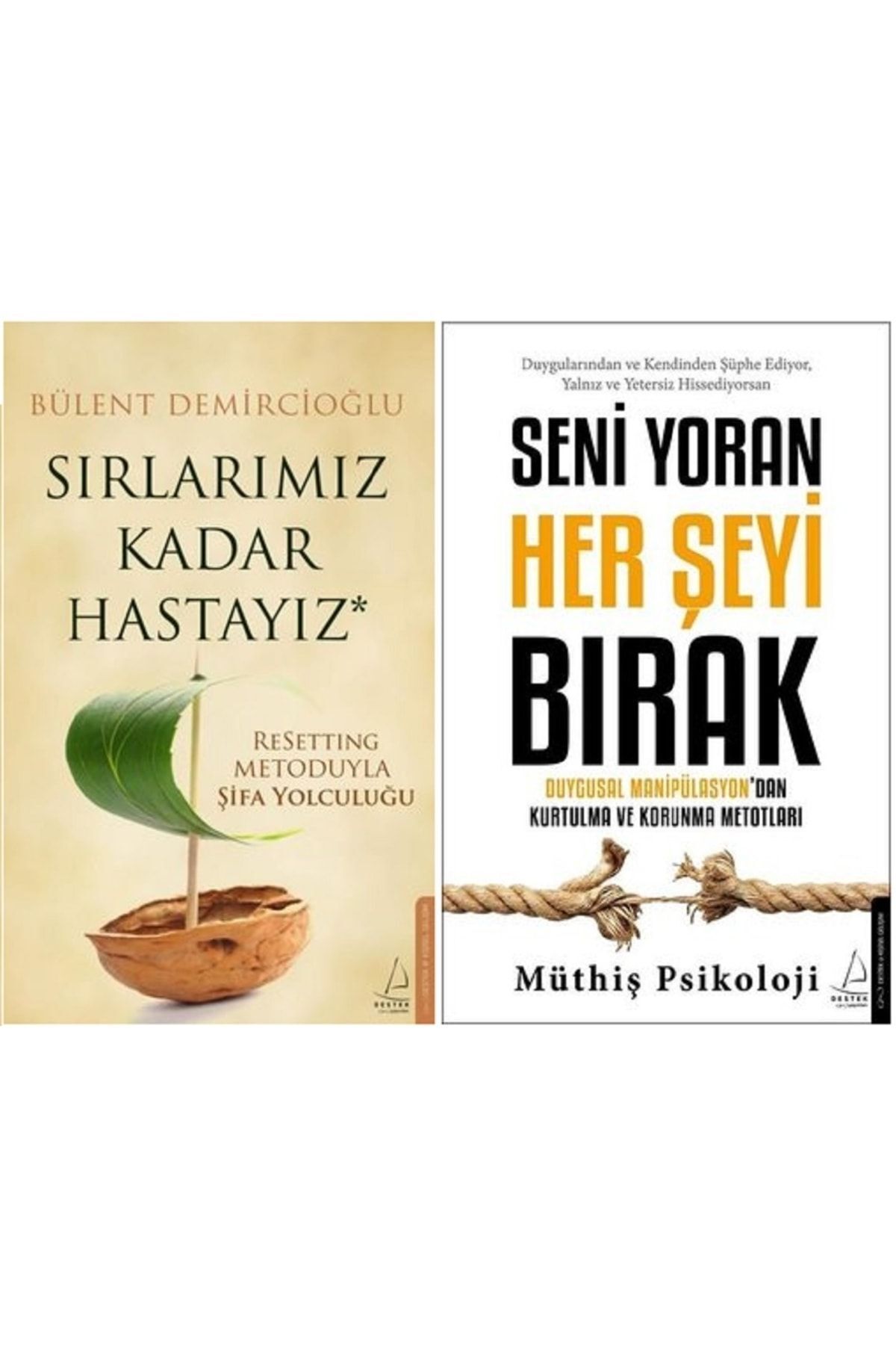 Destek Yayınları Sırlarımız Kadar Hastayız + Seni Yoran Her Şeyi Bırak 2 Kitap Set