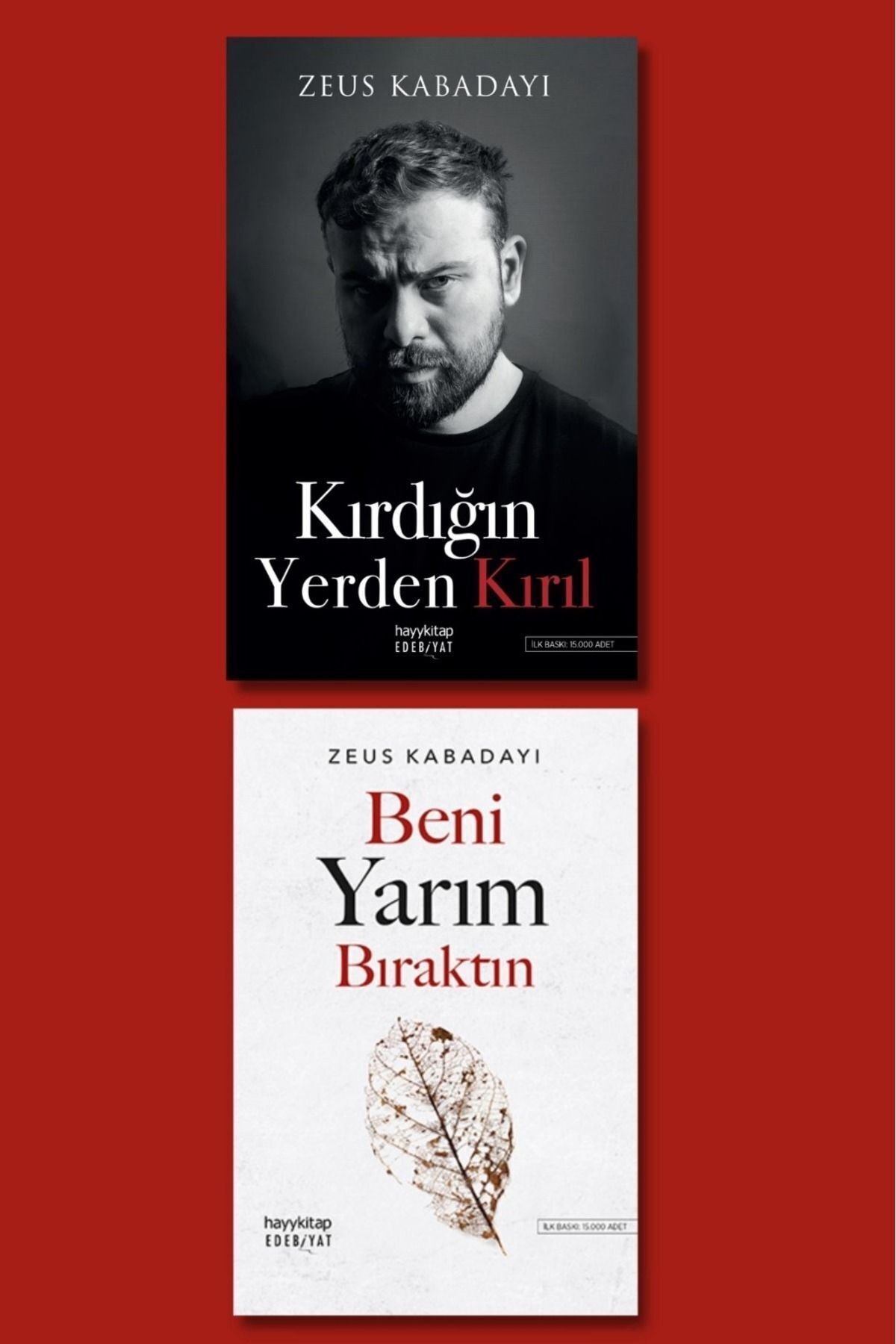 Hayykitap Zeus Kabadayı 2 Li Set / BENİ YARIM BIRAKTIN - KIRDIĞIN YERDEN KIRIL