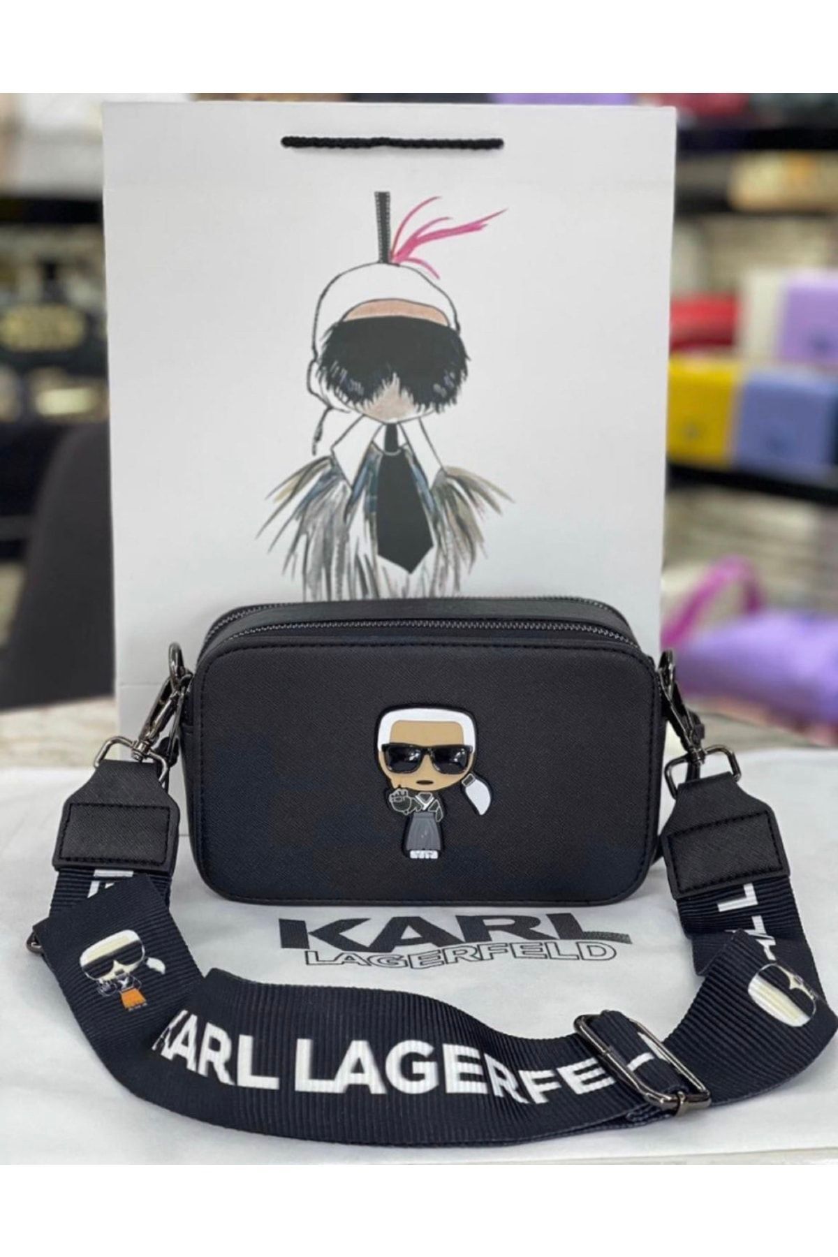 Karl LagerfeId Karl Lagerfeld Çapraz Askılı Kadın Çanta