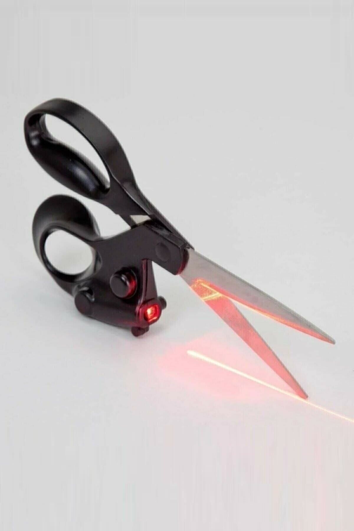 Goongo Lazer Terzi Makası Işaretleyici Lazerli Kumaş Kesim Makası Işıklı Makas