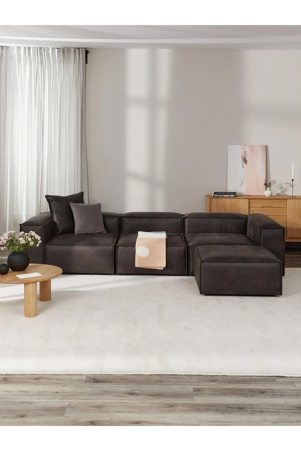 NEXHOME Nex 4 Modül Modüler L Köşe Koltuk Takımı