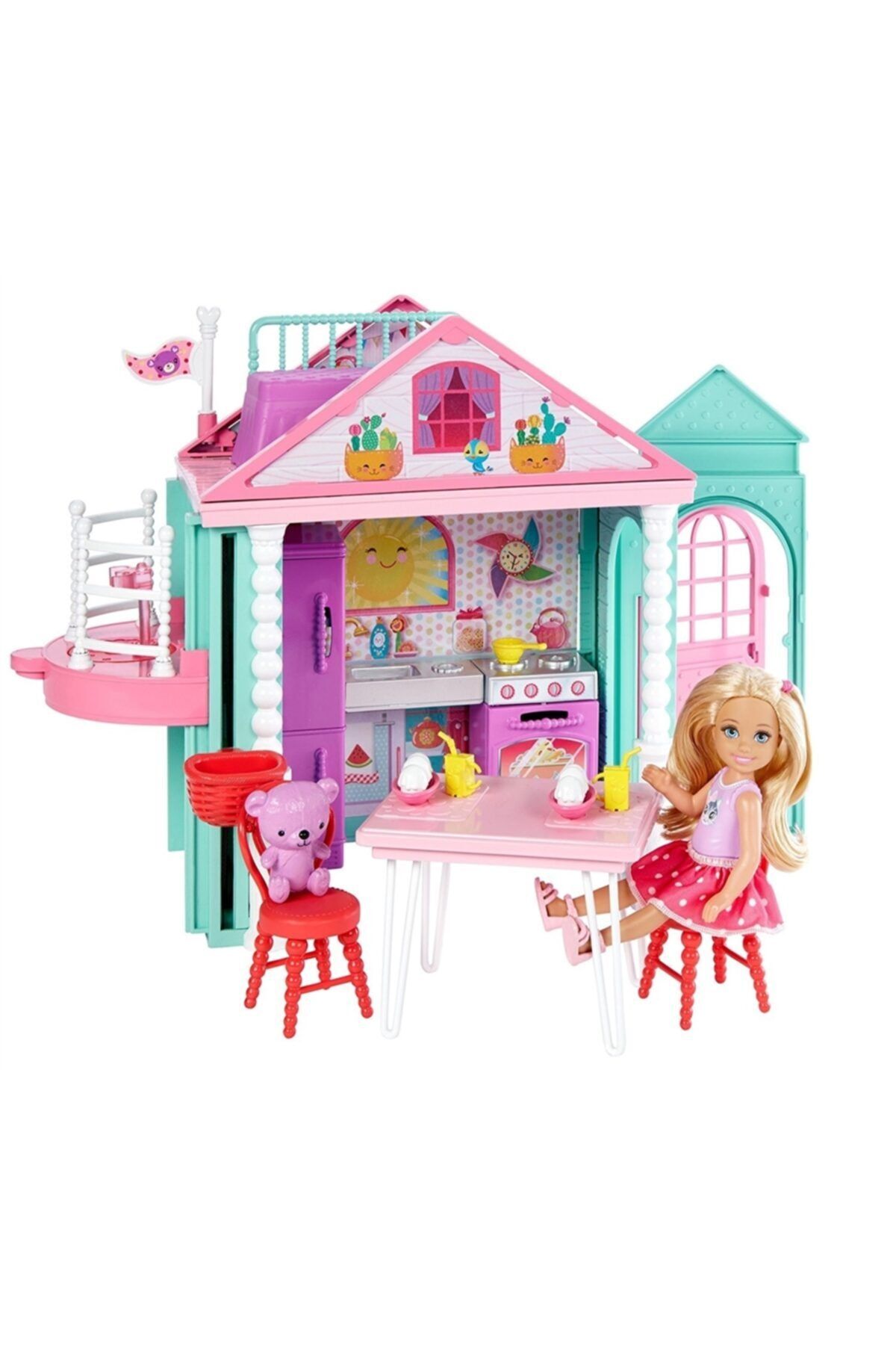 Barbie Chelsea Iki Katlı Ev Oyun Seti Dwj50
