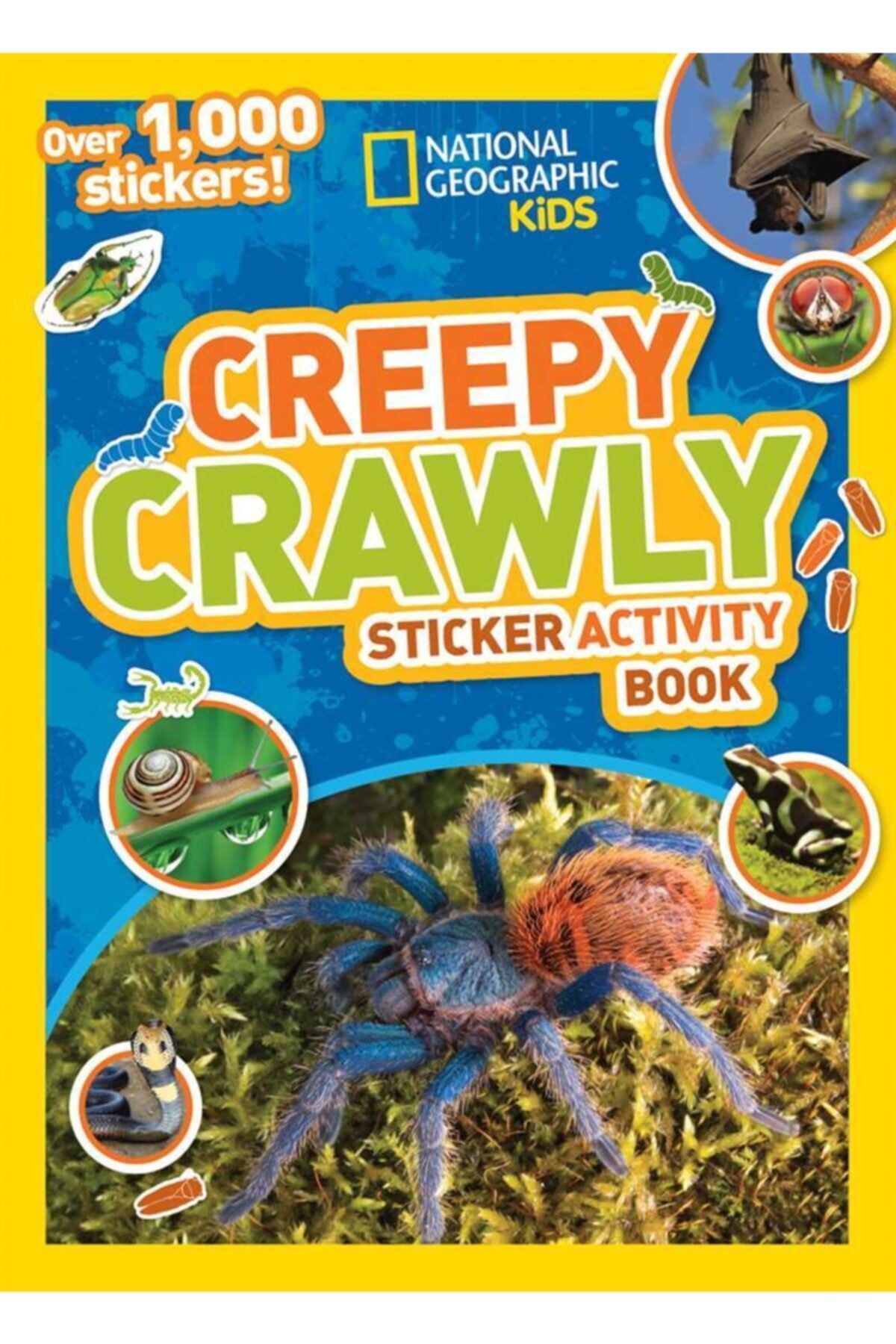 Genel Markalar National Geographic Kids Creepy Crawly Sticker Activity Book