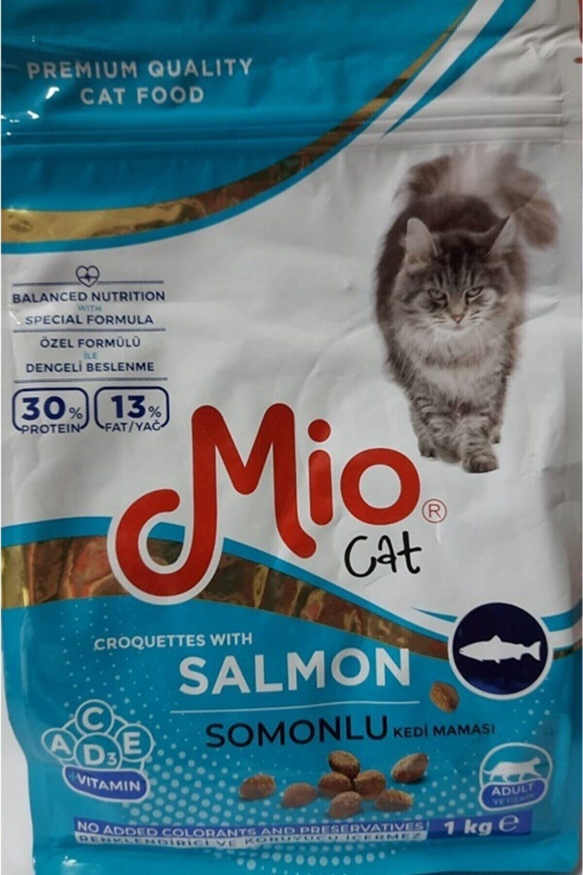 Mio Somonlu Yetişkin Kedi Maması 1 kg x 2 Adet