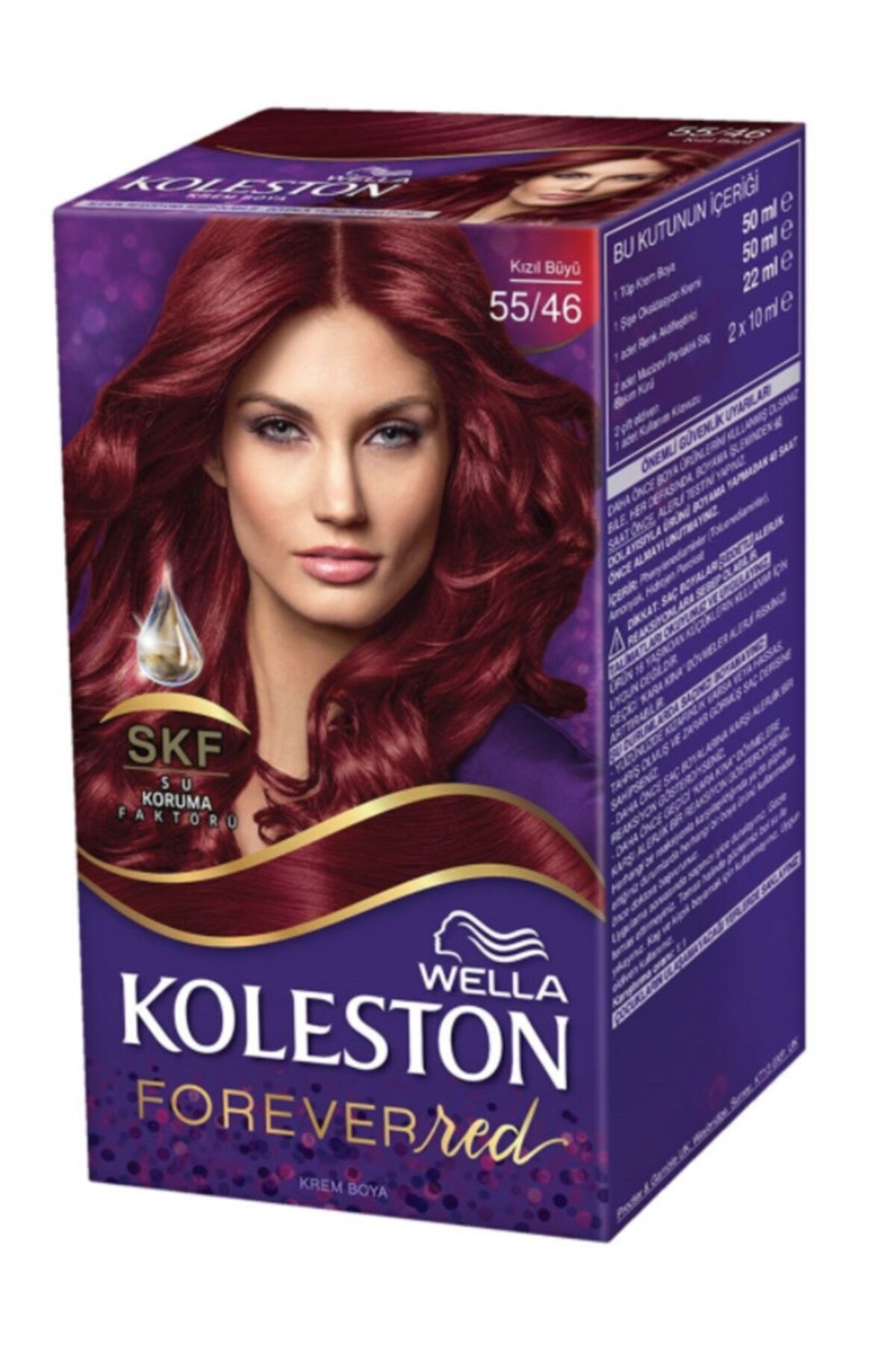 Wella Koleston Kit 4.6 Kızıl Viyole Saç Boyası