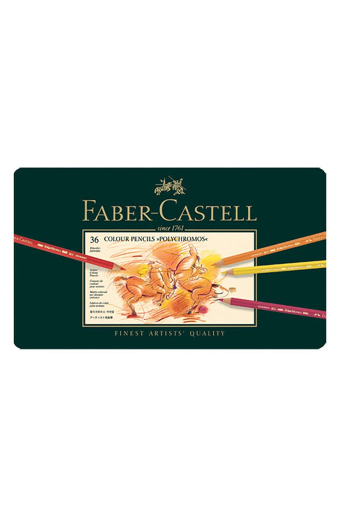 Faber Castell Polychromos Boya Kalemi 36 Renk Metal Kutu