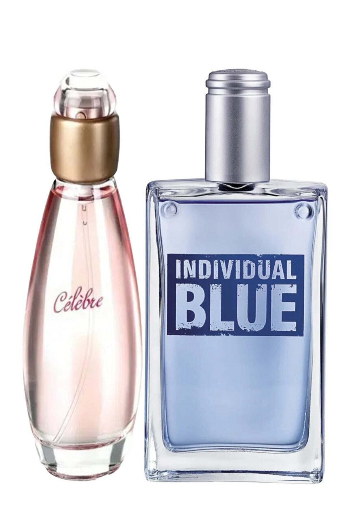 Avon Celebre Edt 50 Ml Kadın Parfümü Ve Individual Blue Edt 100 Ml Erkek Parfümü Set