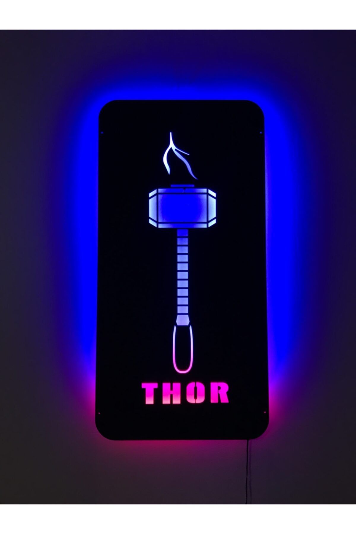PETRADESIGN Marvel Thor Mjolnir Işıklı Tablo