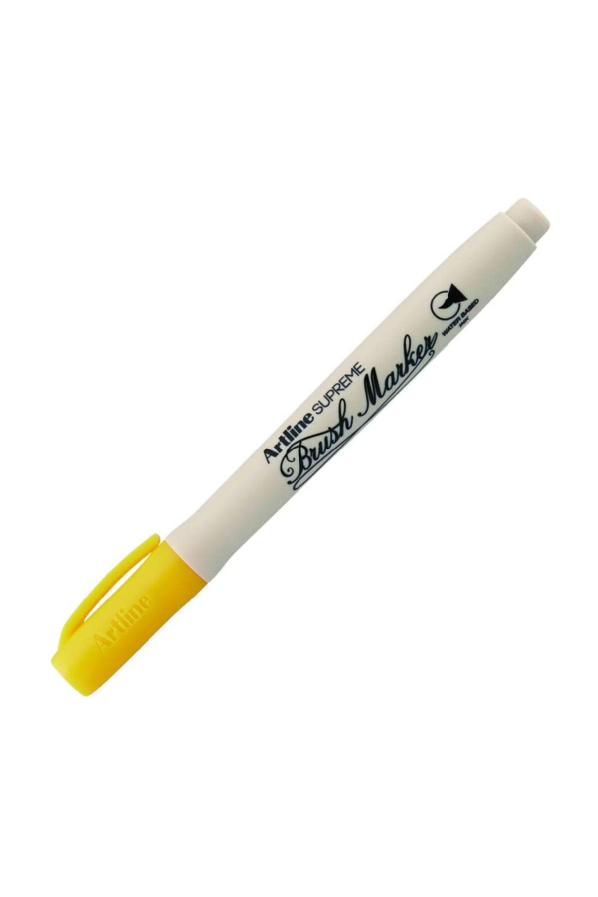 artline Supreme Sarı Brush Uçlu Kalem