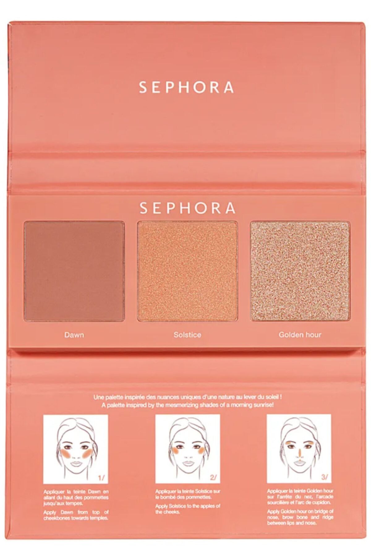 Sephora #cheekstories Face Palette - 3’lü Yüz Pudrası Paleti