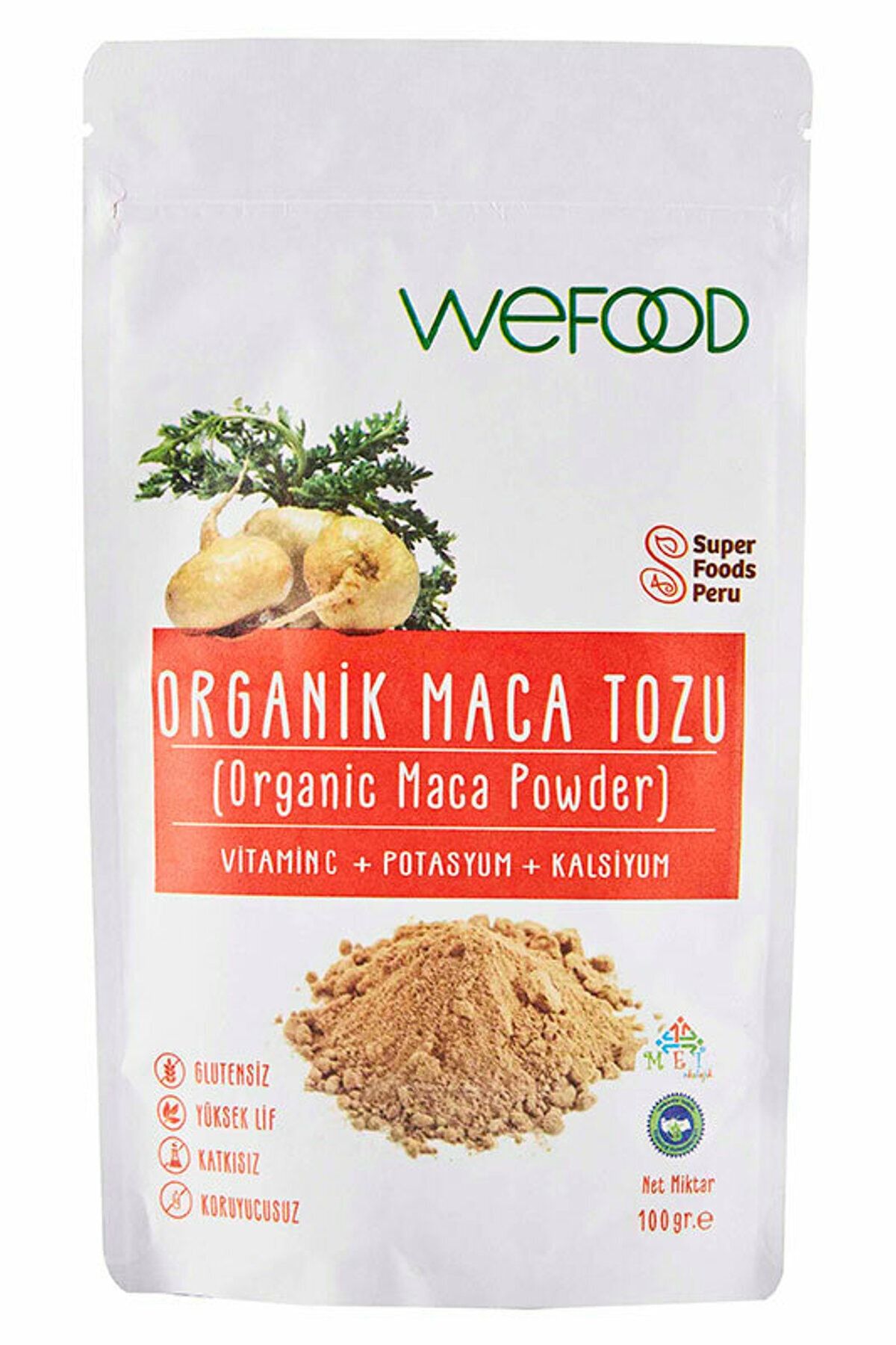 Wefood Organik Maca Tozu 100 Gr