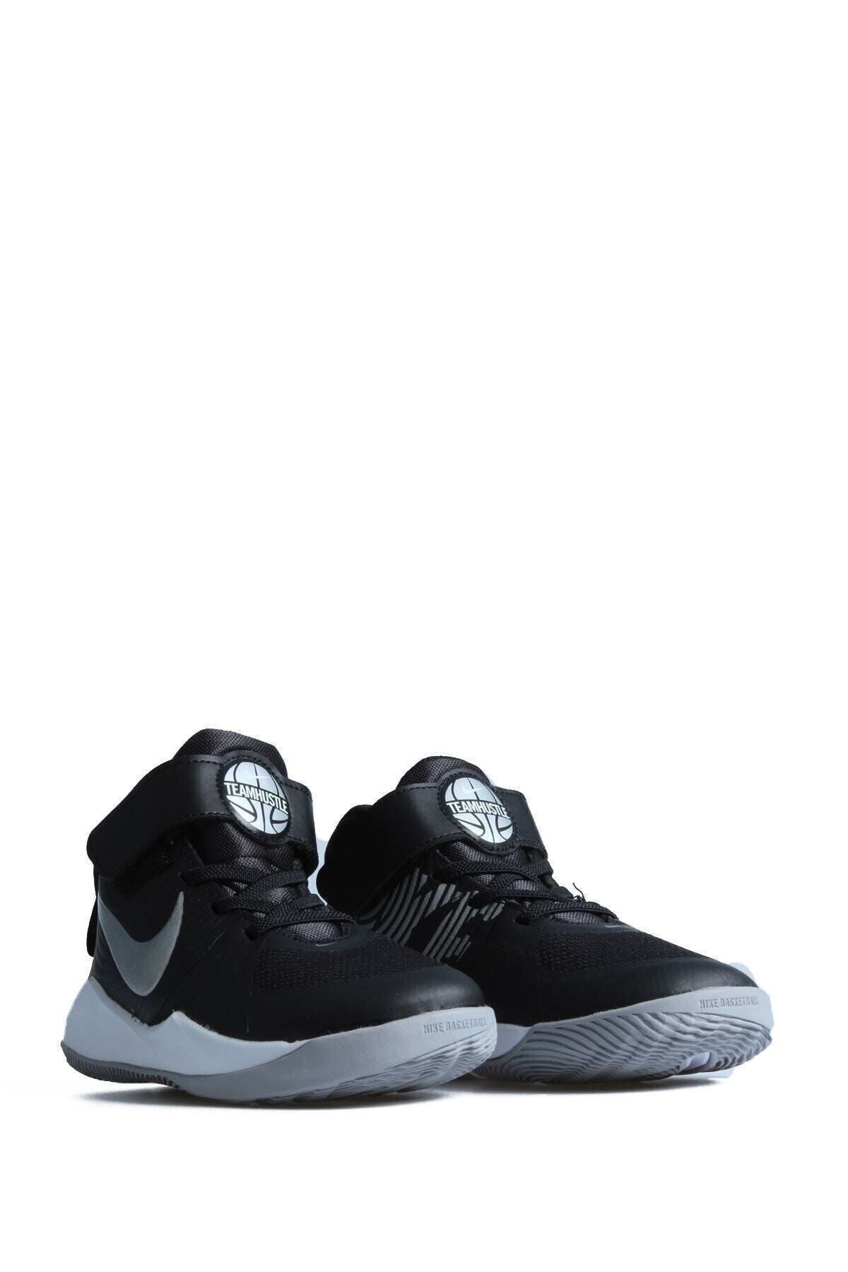 Nike Aq4225-001 Çocuk Siyah Beyaz Günlük Spor Ayakkabı