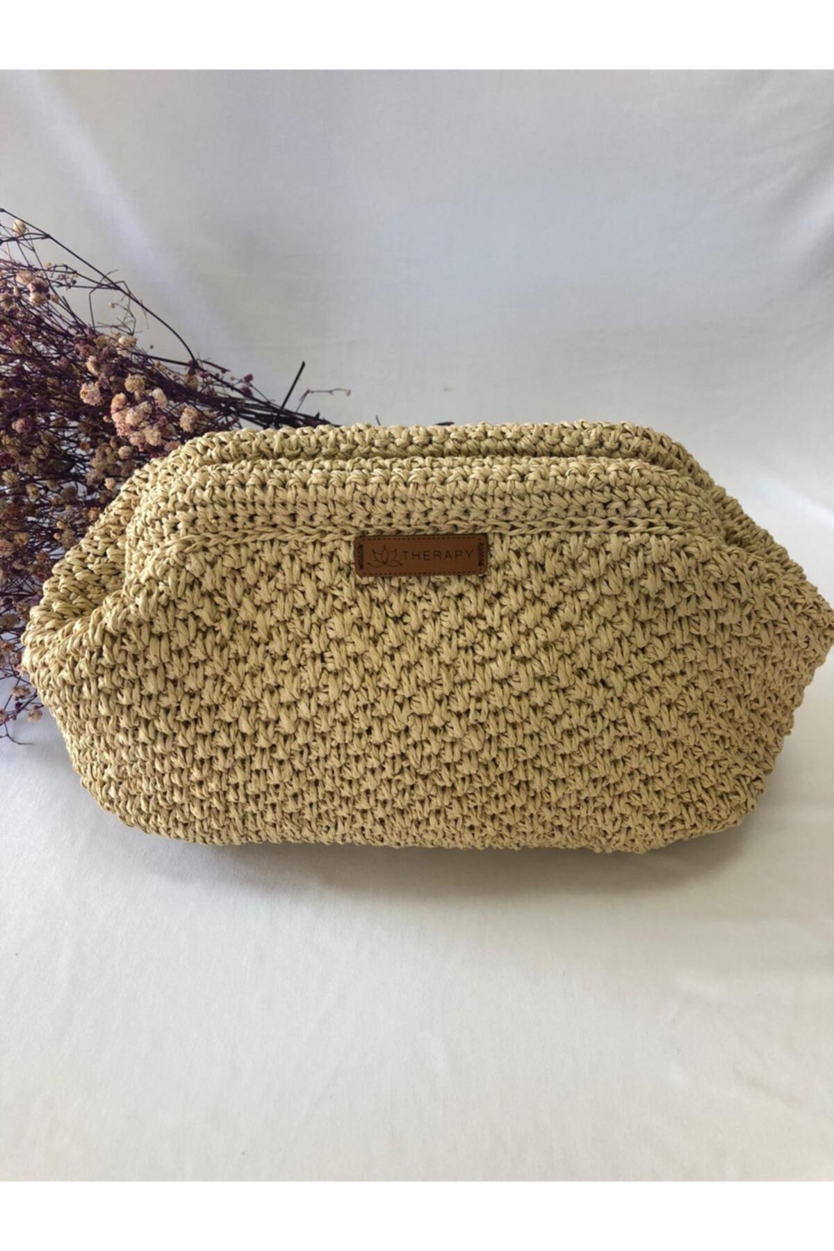Atelier Therapy El Yapımı Örgü Gizli Burslu Clutch & Portföy Çanta