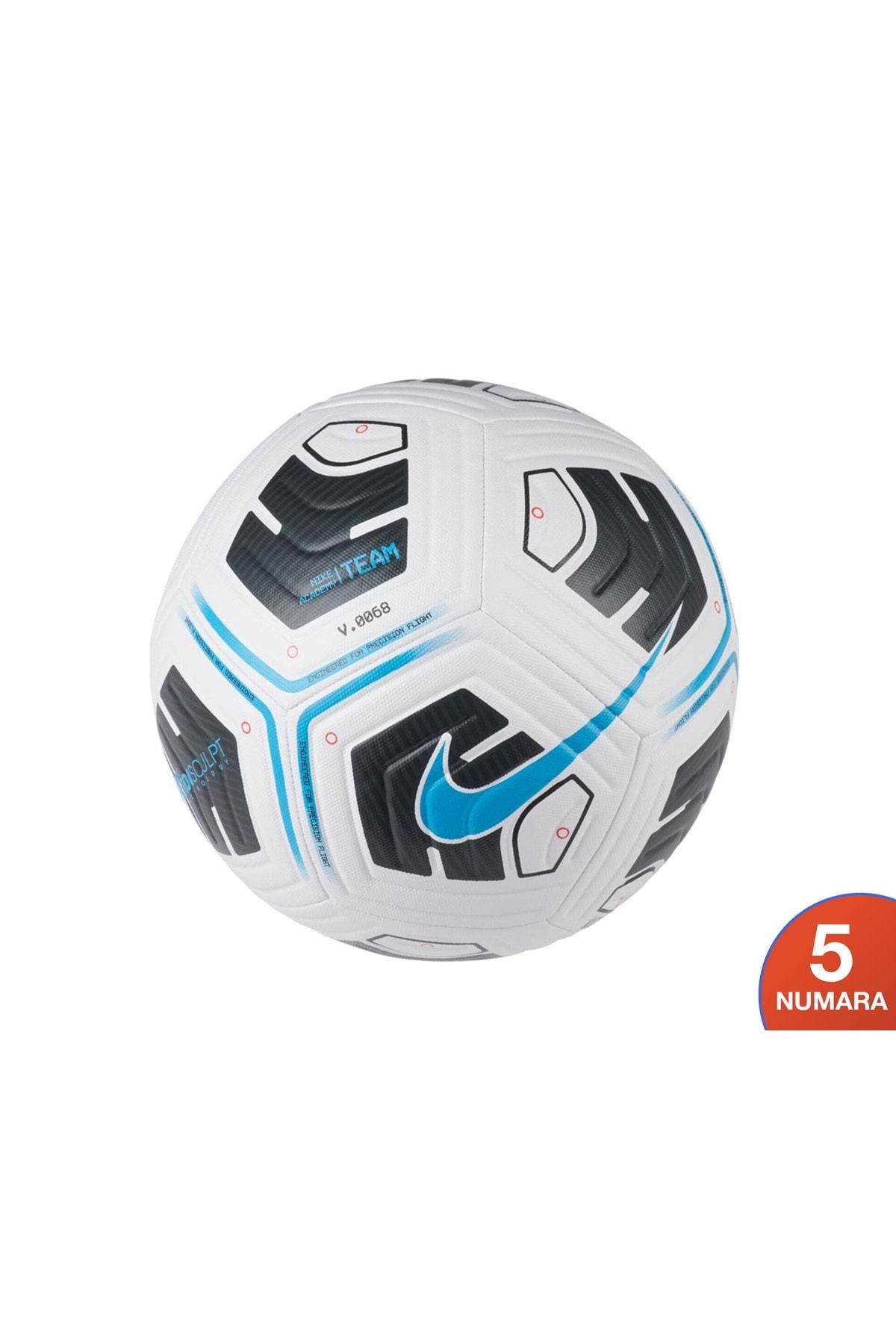 Nike Cu8047- Nk Academy - Team Unisex Beyaz Futbol Topu Mavi