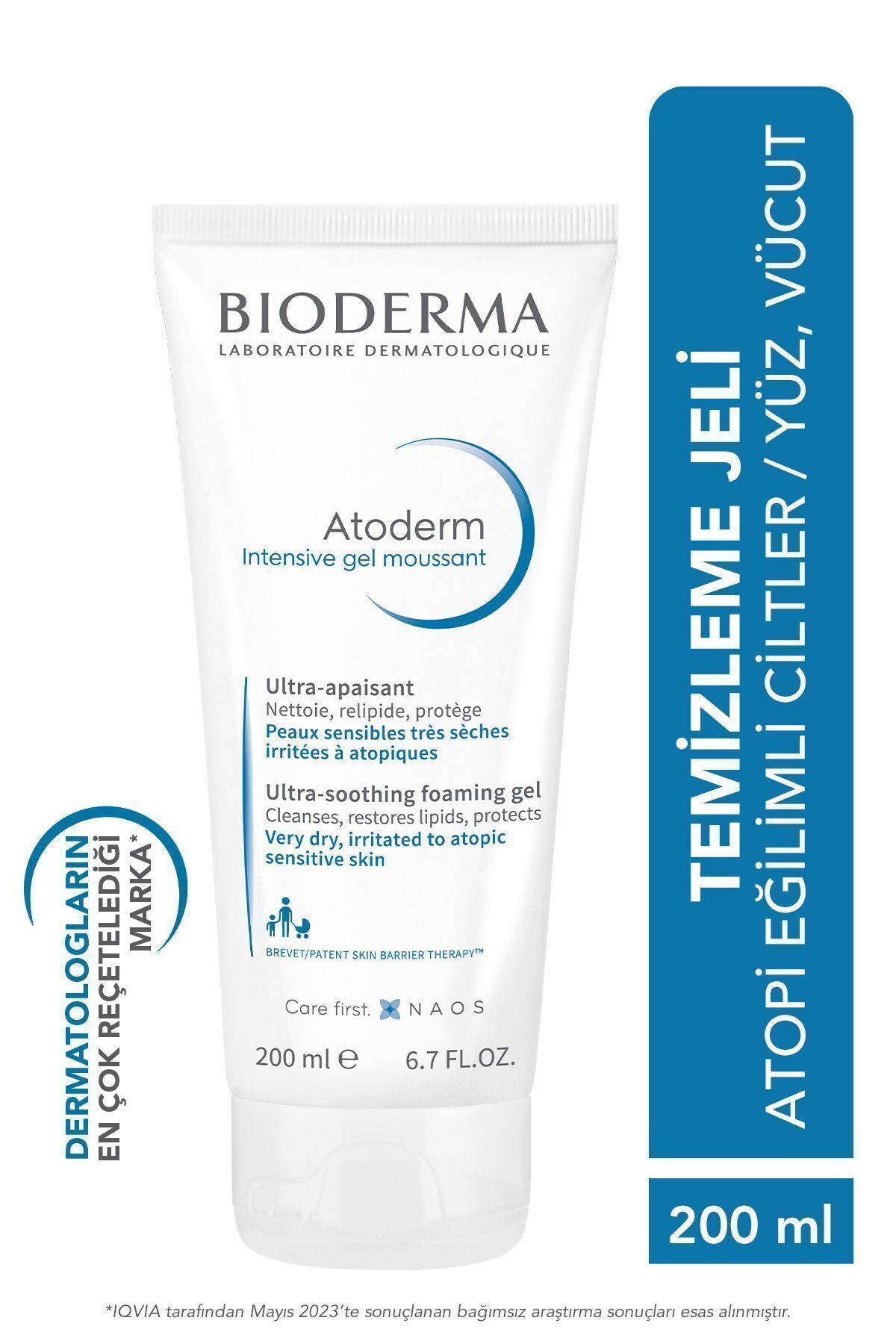 Bioderma Atoderm Intensive Kuru Ve Çok Kuru Ciltler Için Yatıştırıcı Temizleme Jeli 200ml