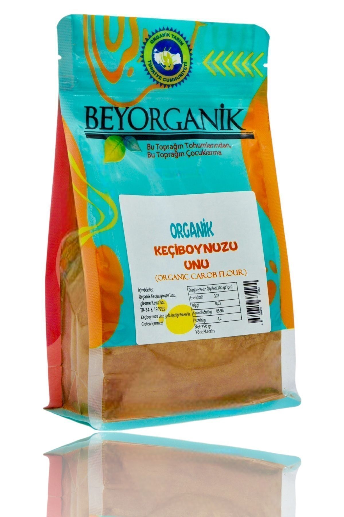 BEYORGANİK Organik Keçiboynuzu Unu 250gr