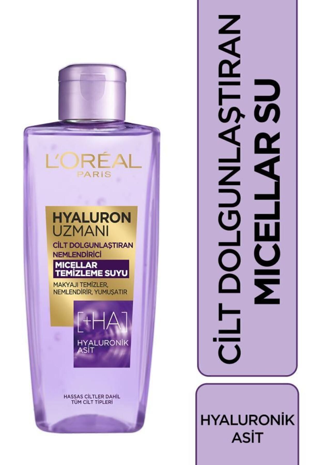 L'Oreal Paris Hyaluron Uzmanı Cilt Dolgunlaştıran Mıcellar Temizleme Suyu 200 Ml- Hyaluronik Asit