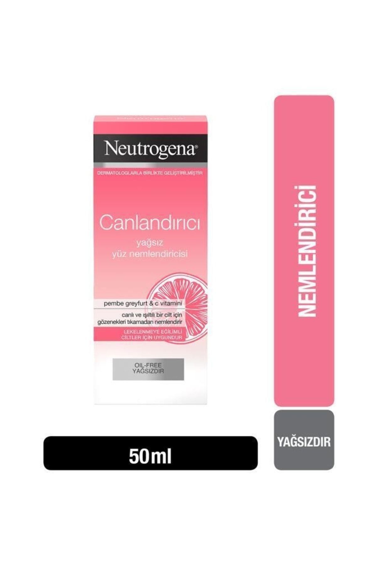 Neutrogena Visibly Clear Canlandırıcı Pembe Greyfurt Yağsız Nemlendirici 50 ml