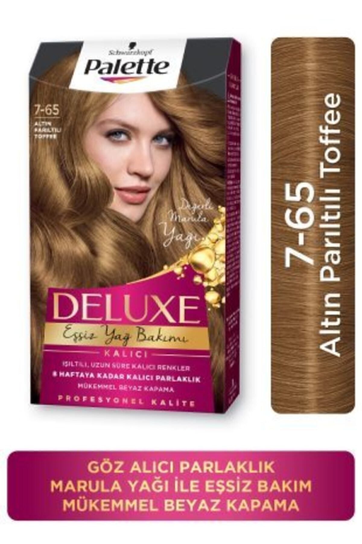 Palette Deluxe 7-65 Altın Parıltılı Toffee