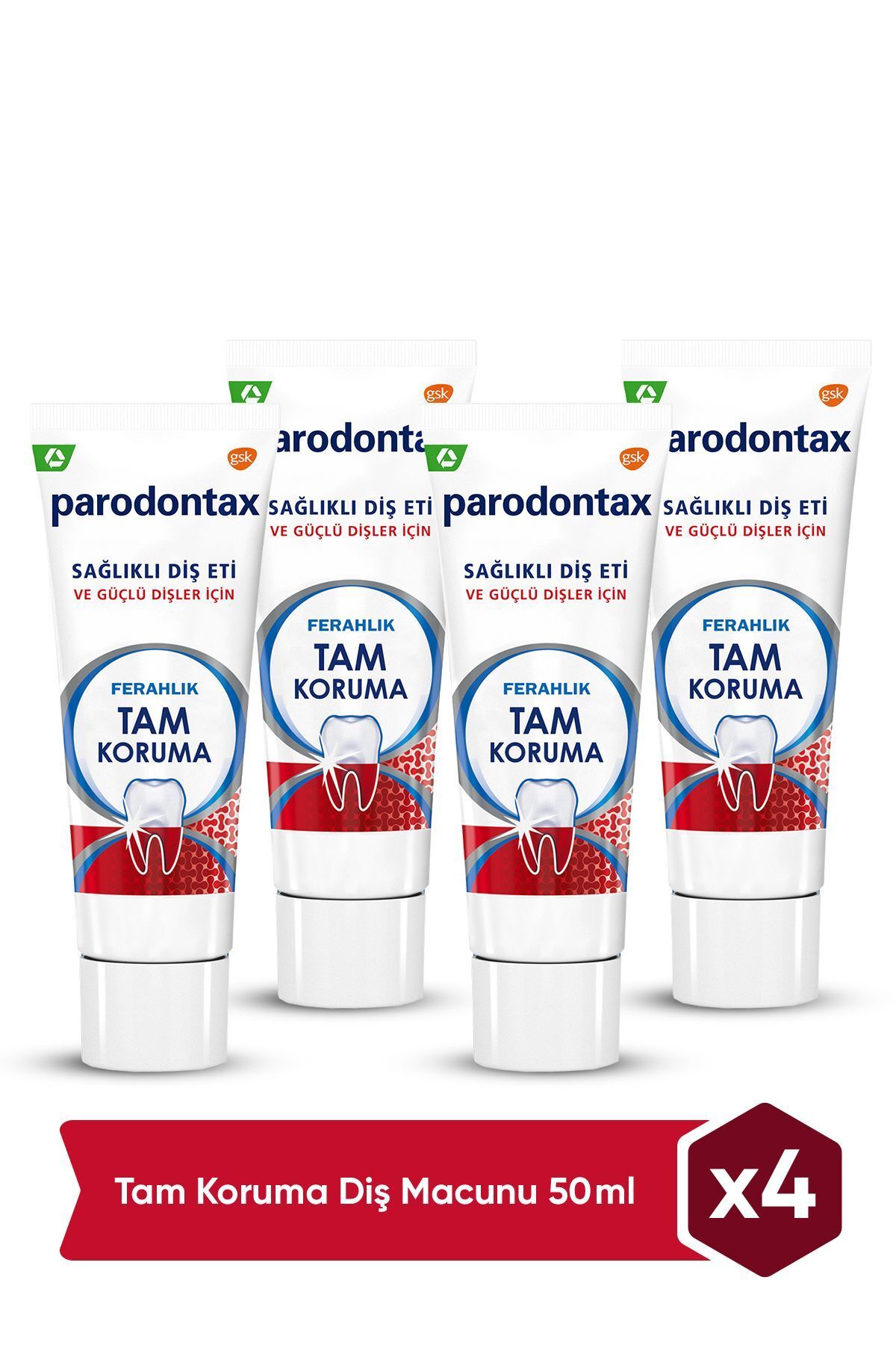 Parodontax Tam Koruma Ferahlık Diş Macunu 50 ml x 4 Adet