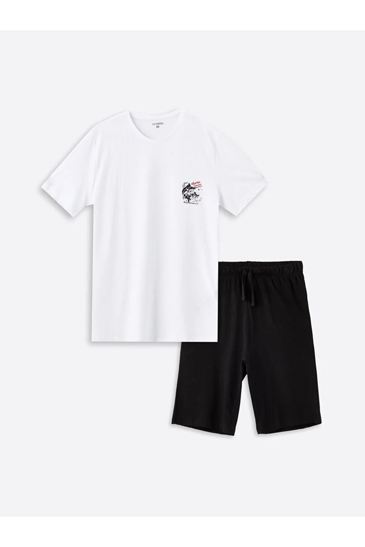 LC Waikiki LCW DREAM Standart Kalıp Erkek Şortlu Pijama Takımı