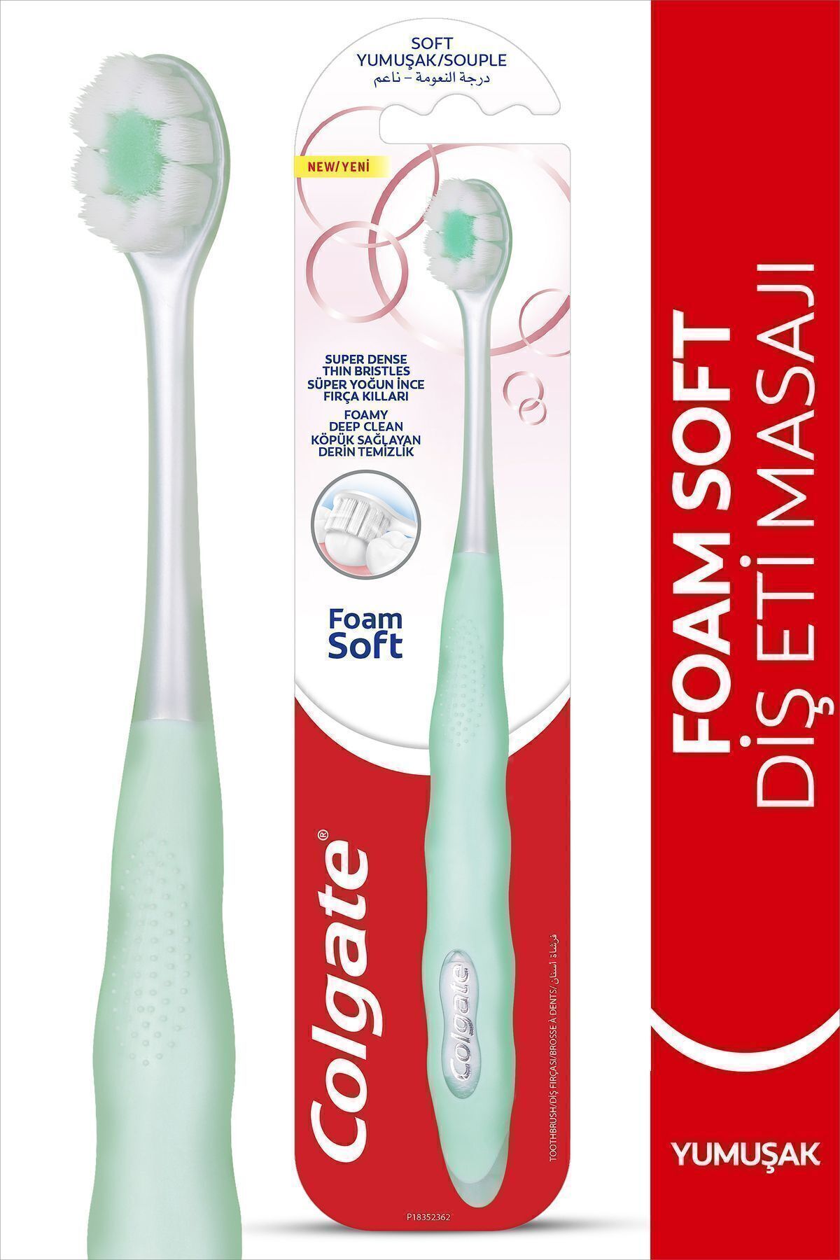 Colgate FoamSoft Diş Eti Masajı Yumuşak Diş Fırçası