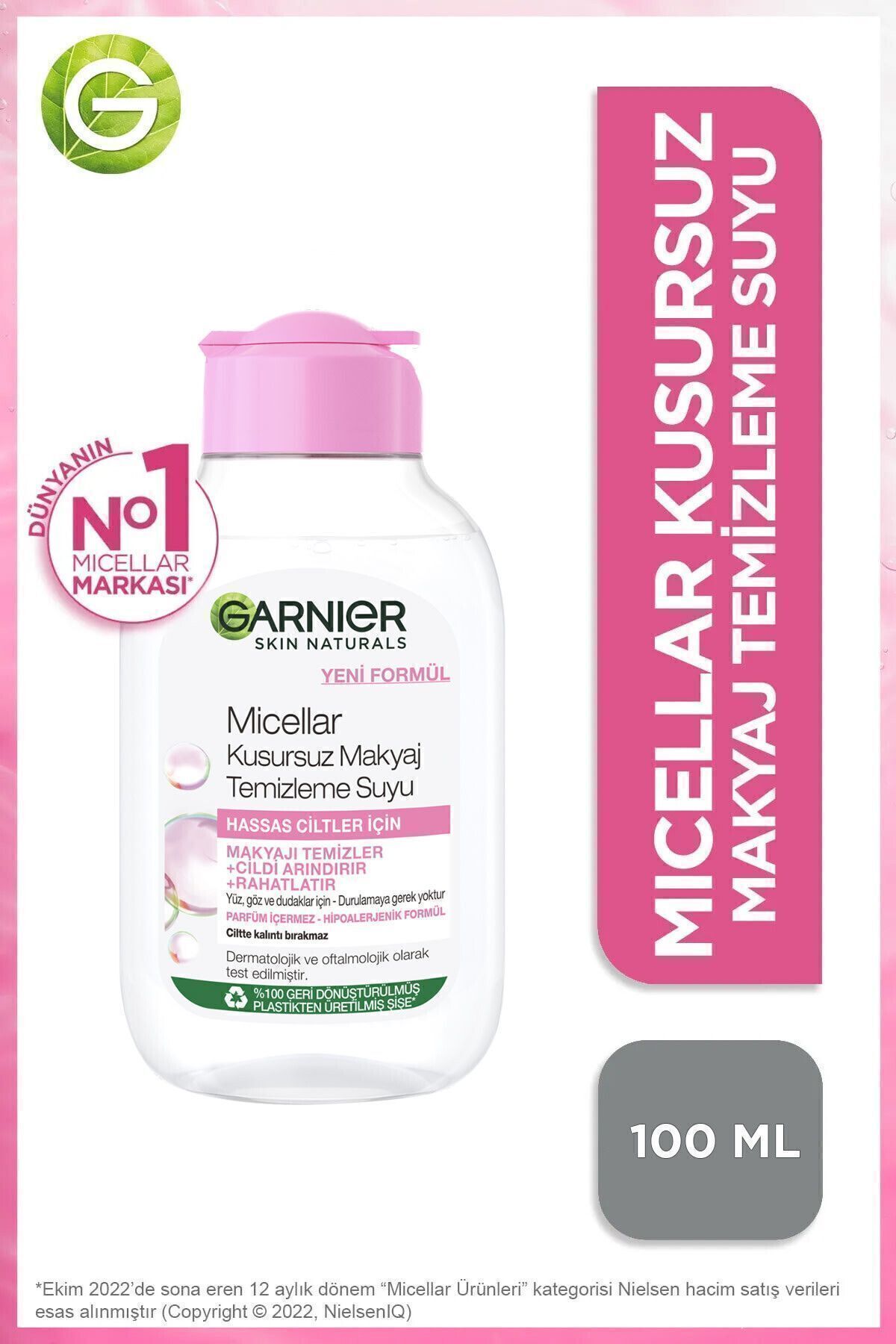 Garnier Micellar Kusursuz Makyaj Temizleme Suyu 100 Ml