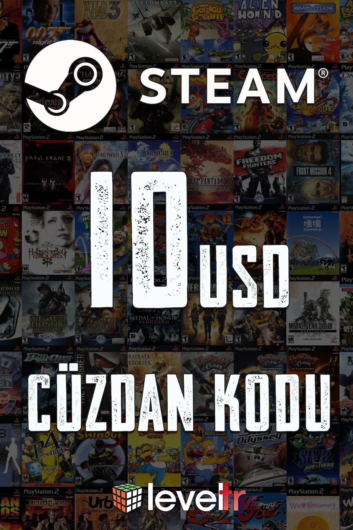 Steam 10 USD Cüzdan Kodu