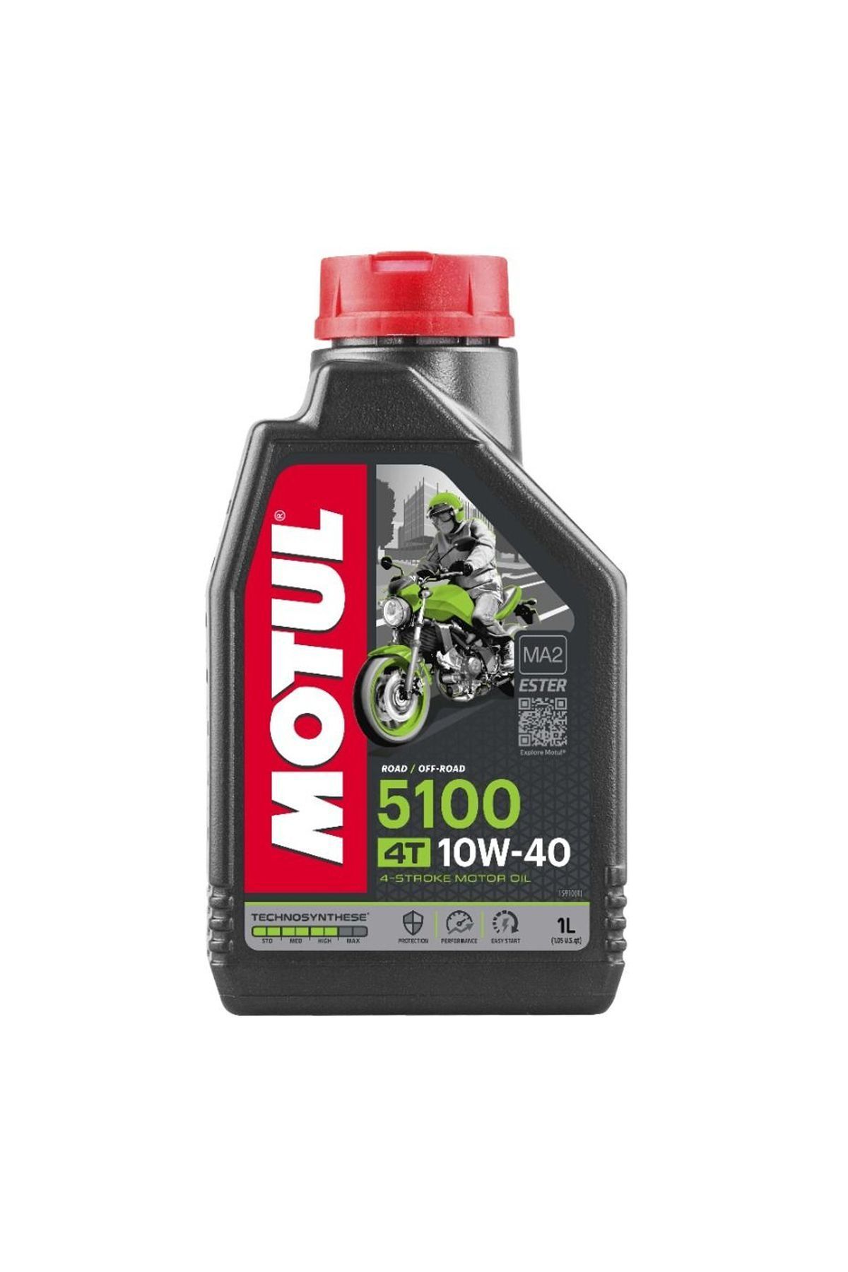 Motul 5100 10w40 1 Lt. 4 Zamanlı Motosiklet Yağı Made In France