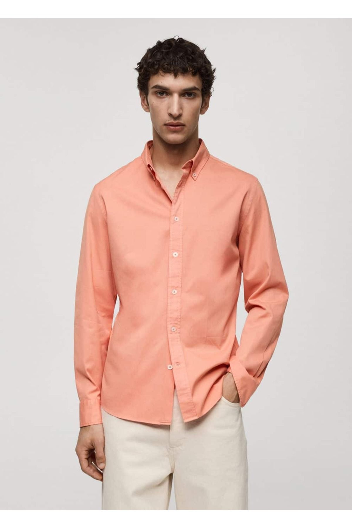 MANGO Man Regular fit %100 pamuklu gömlek