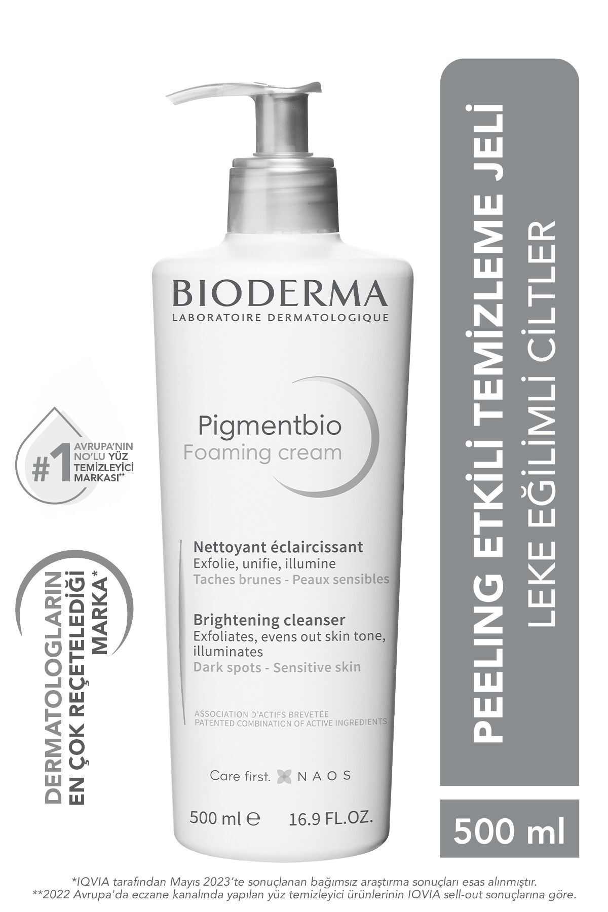 Bioderma Pigmentbio Foaming Cream 500 ml