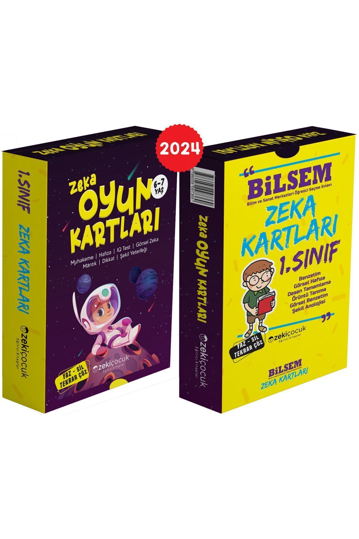 Örnek Akademi Yayınları 1. sınıf Bilsem Zeka Kartları / 6-7 Yaş Zeka Oyun Kartları