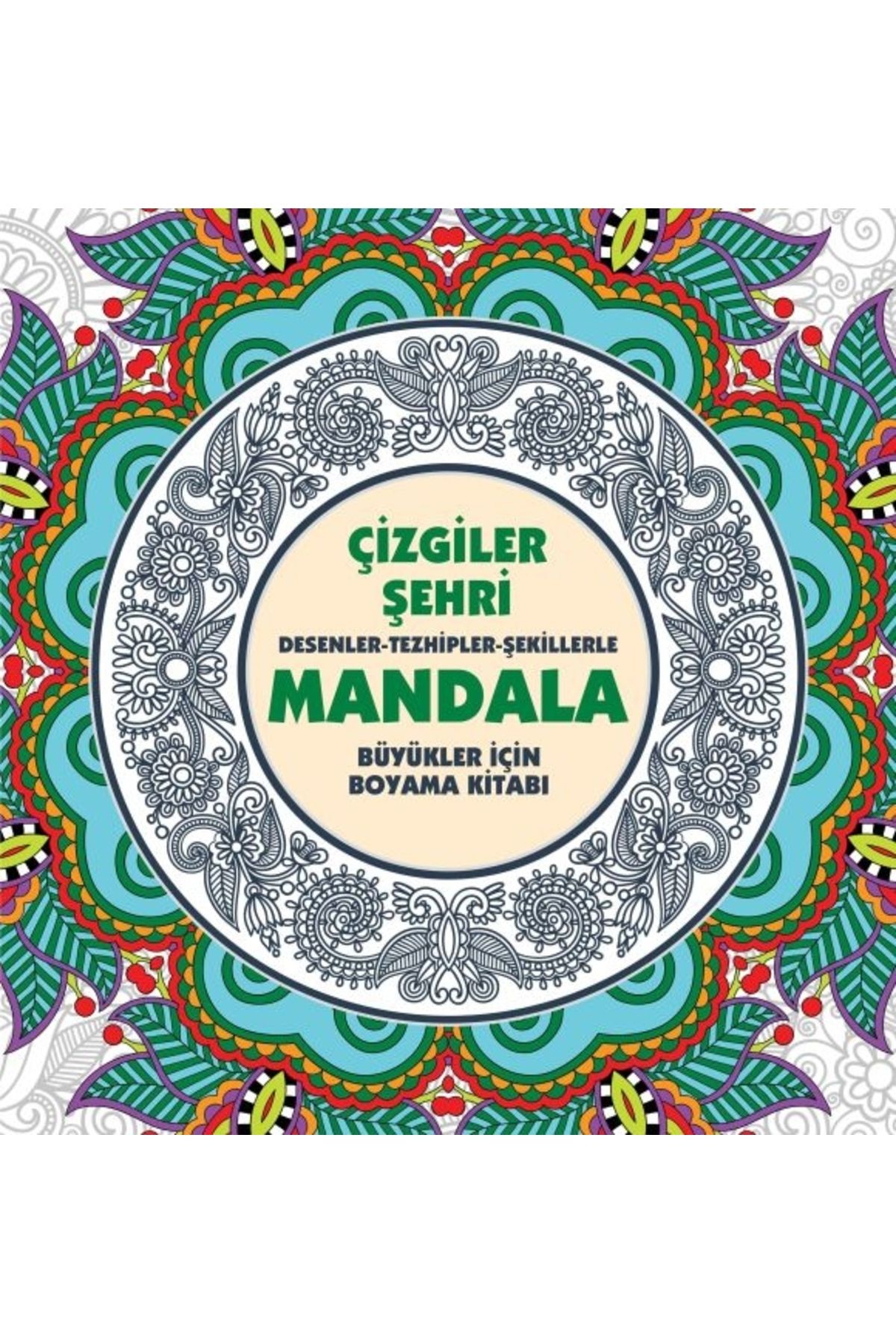 Genel Markalar Çizgiler Şehri - Mandala (BÜYÜKLER IÇİN BOYAMA)