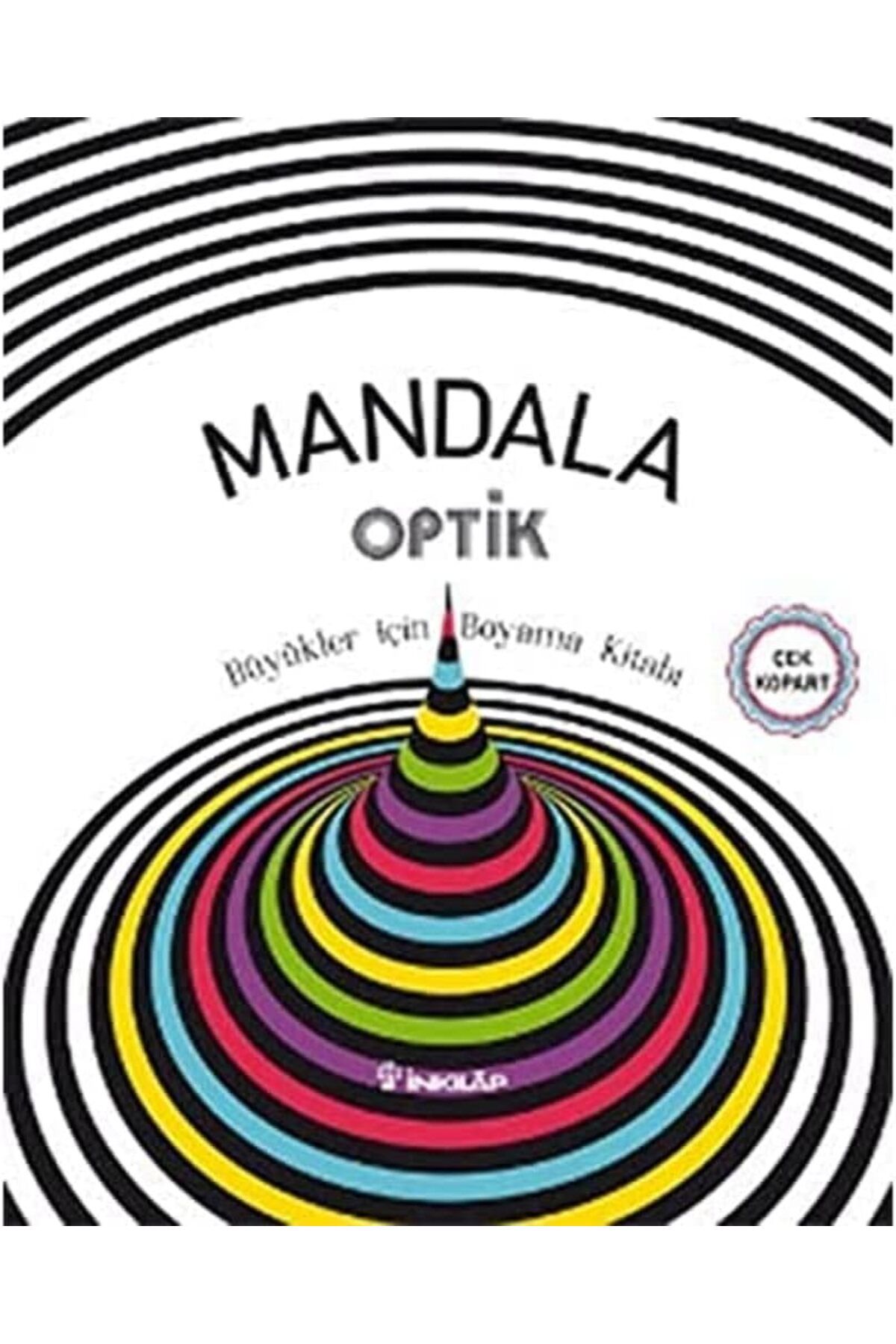 İnkılap Kitabevi Mandala Optik - Büyükler Için Boyama Kitabı