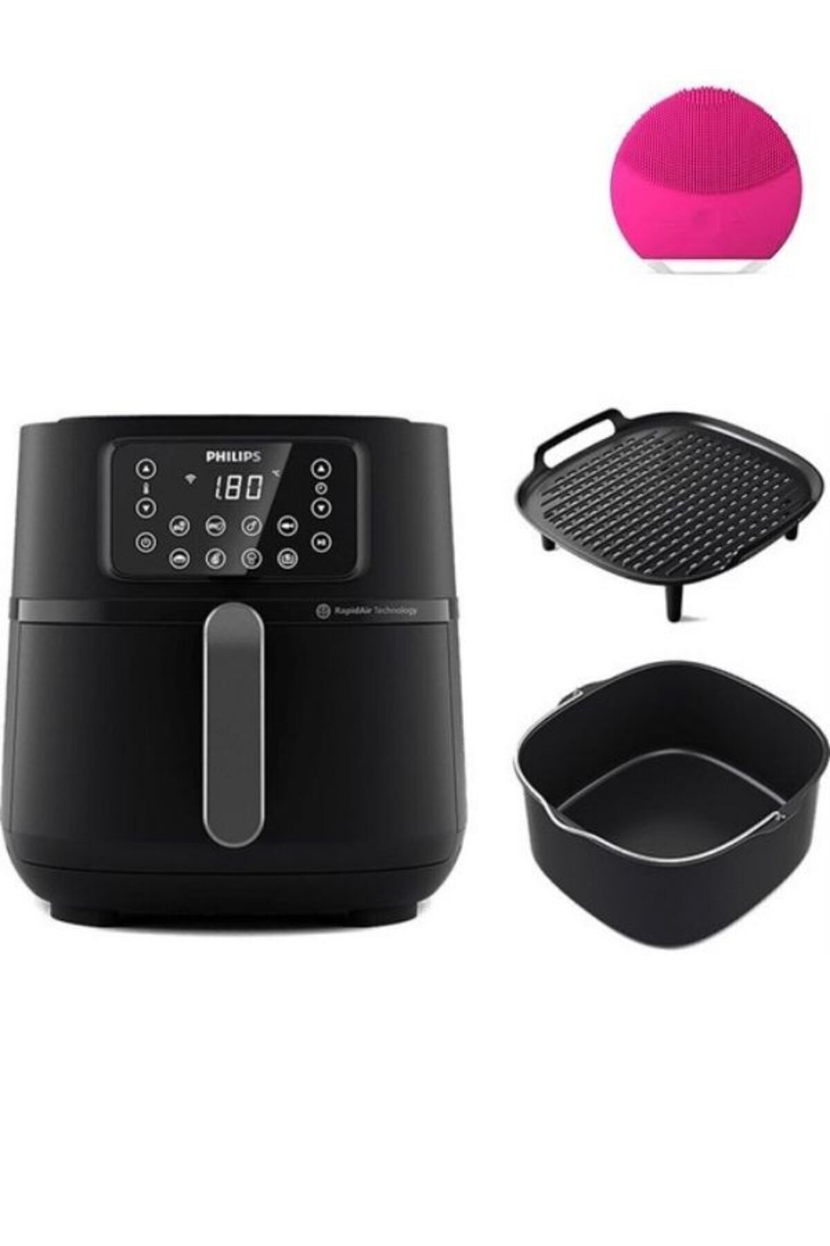 Philips XXL Dev Boy Airfer 7,2 L Airfer Ve Izgara Özellikli Uzaktan Programlı %40 Daha Hızlı Wifi Alexa