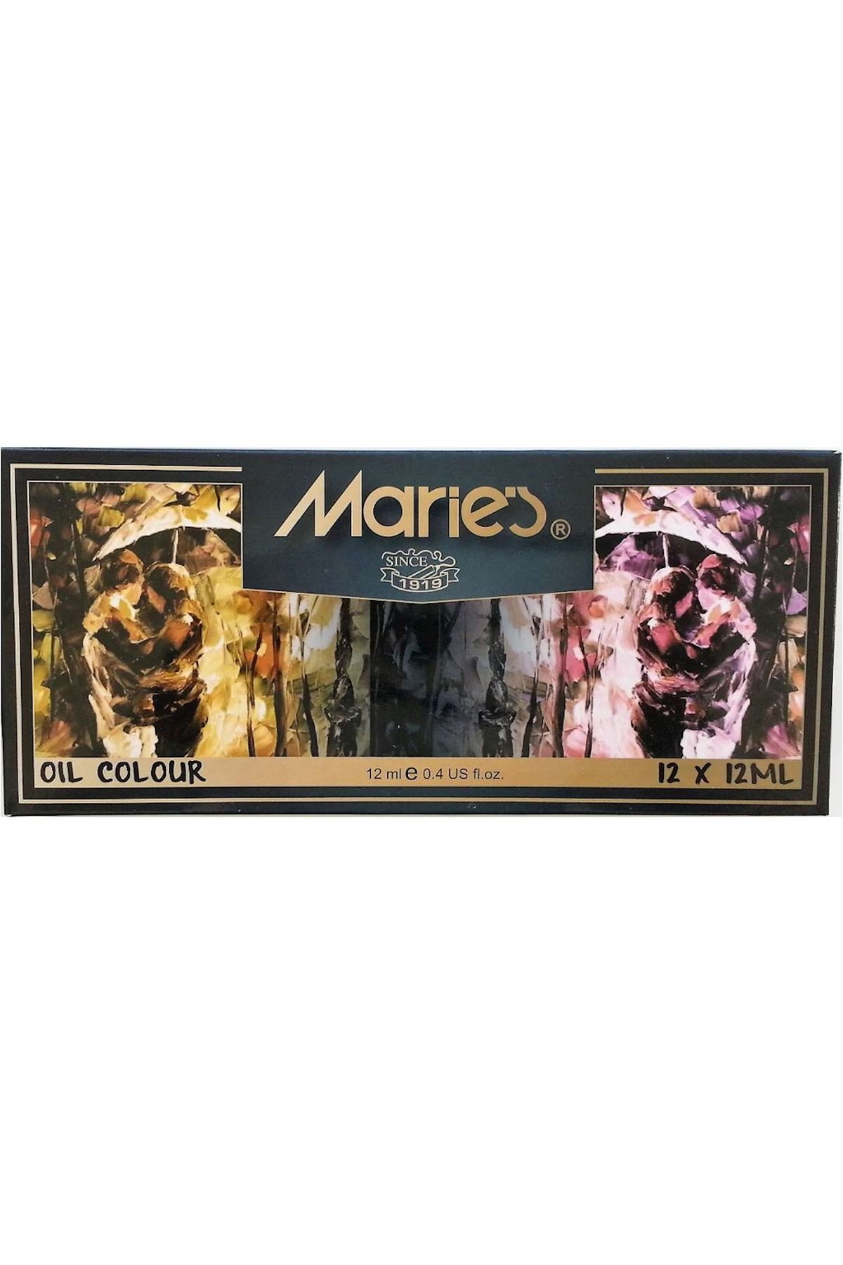 Maries Yağlı Boya Set, 12 Renk