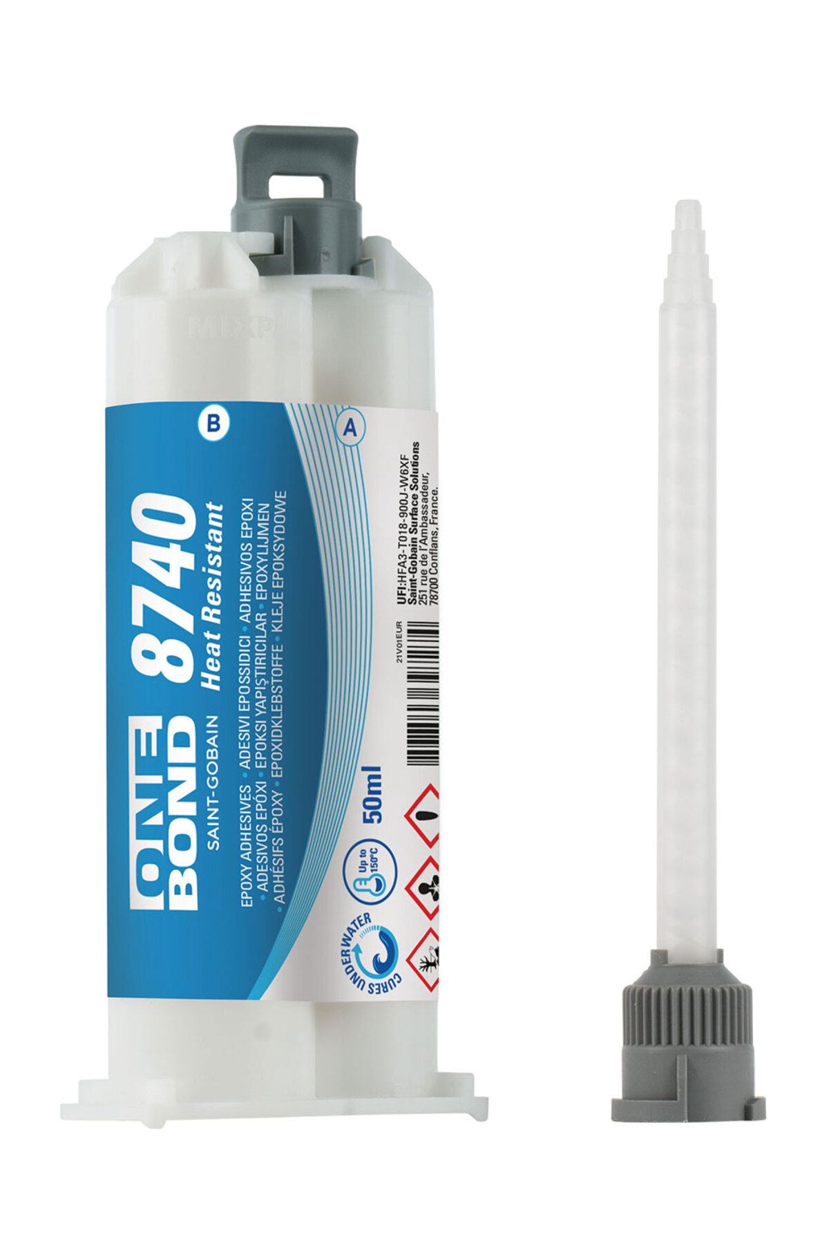 OneBond 8740 Isıya Dayanıklı 2k Epoksi 50 Ml