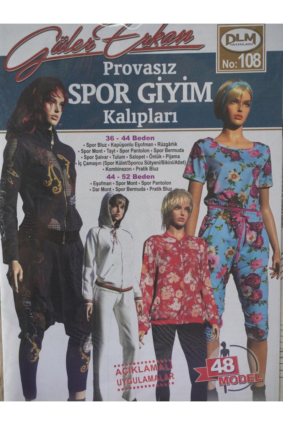 Dilem Yayınları Güler Erkan Provasız Ana Beden Giyim Kalıpları No:108