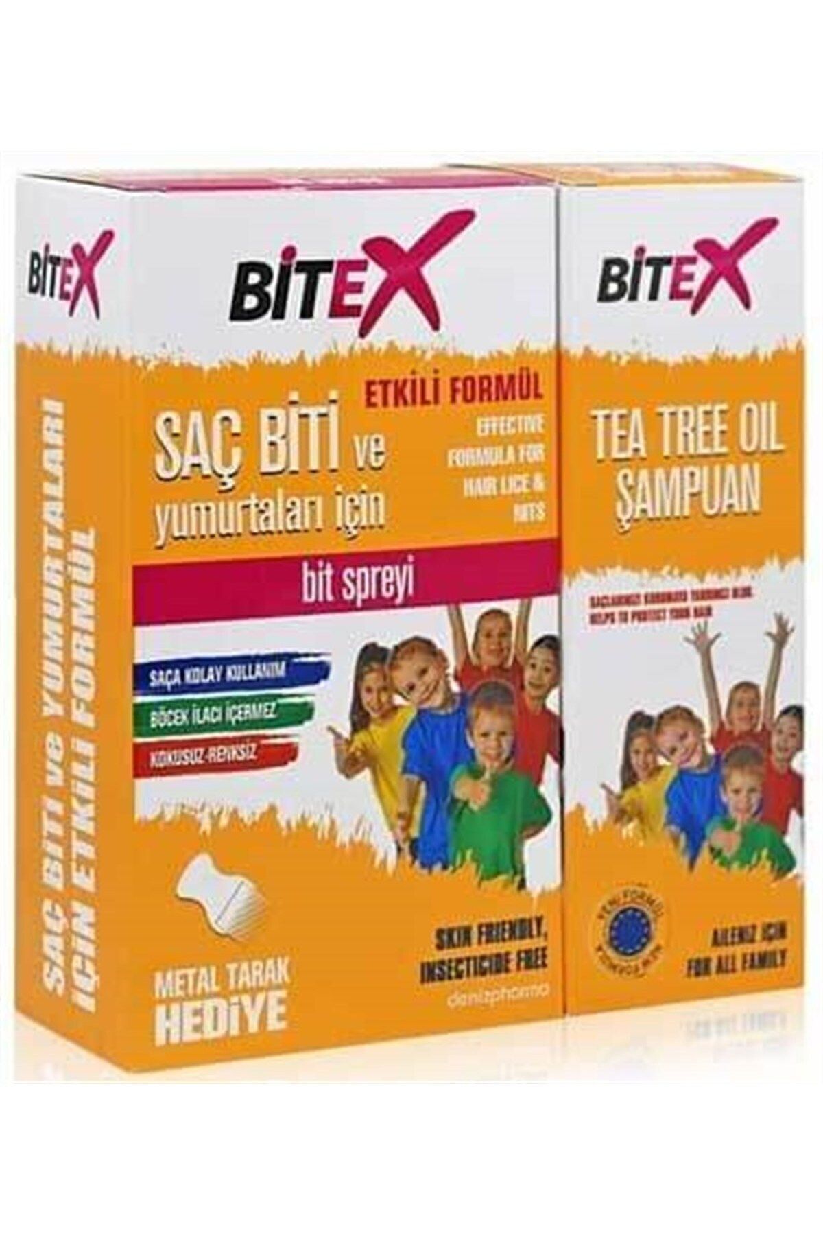 Bitex Bit Spreyi 100 ml Şampuan 150 ml - Çelik Tarak Hediyeli