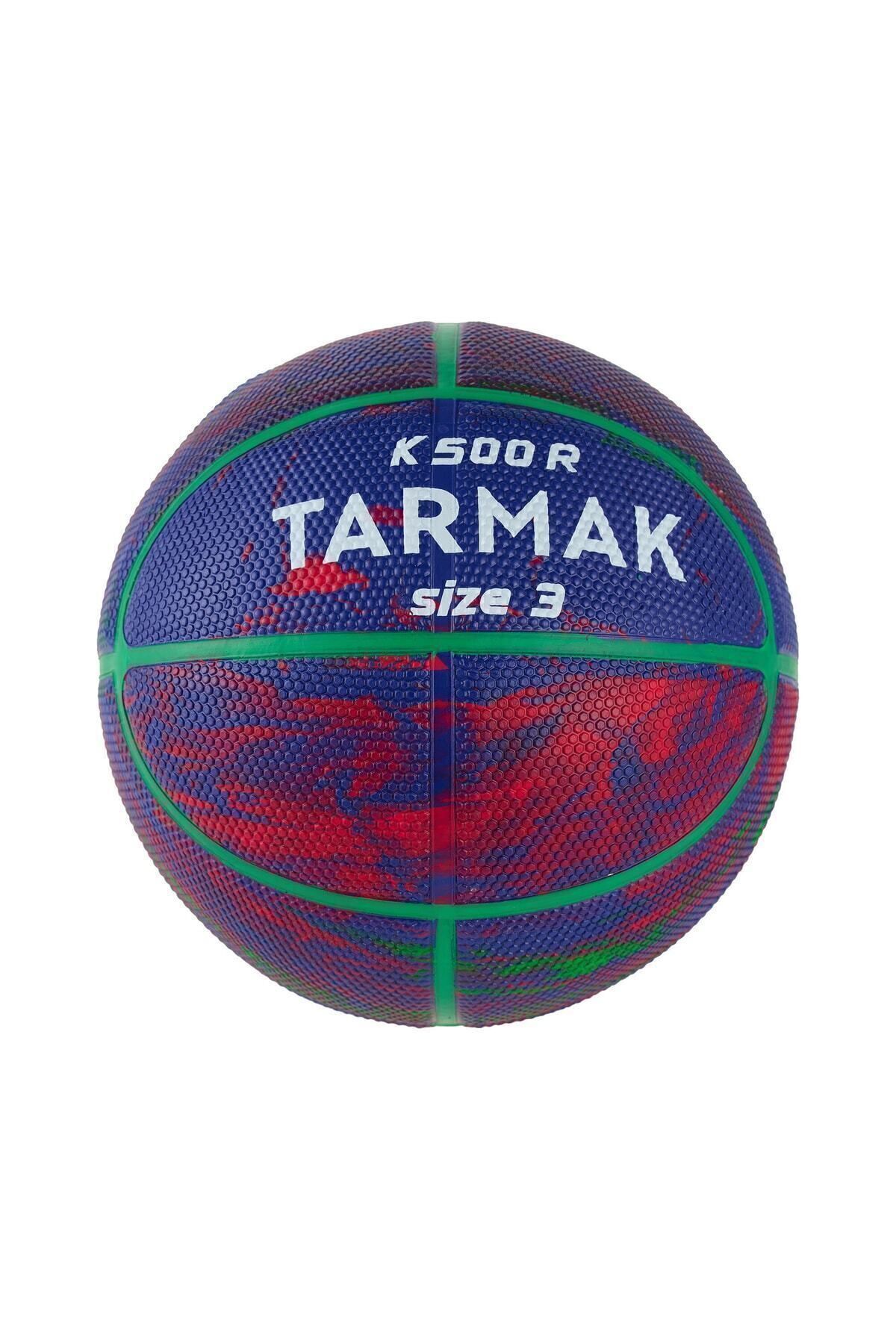Decathlon Pompa dahil değildir Tarmak Çocuk Basketbol Topu - 3 Numara - Mavi / Kırmızı - K500 3 Numara FIBA M