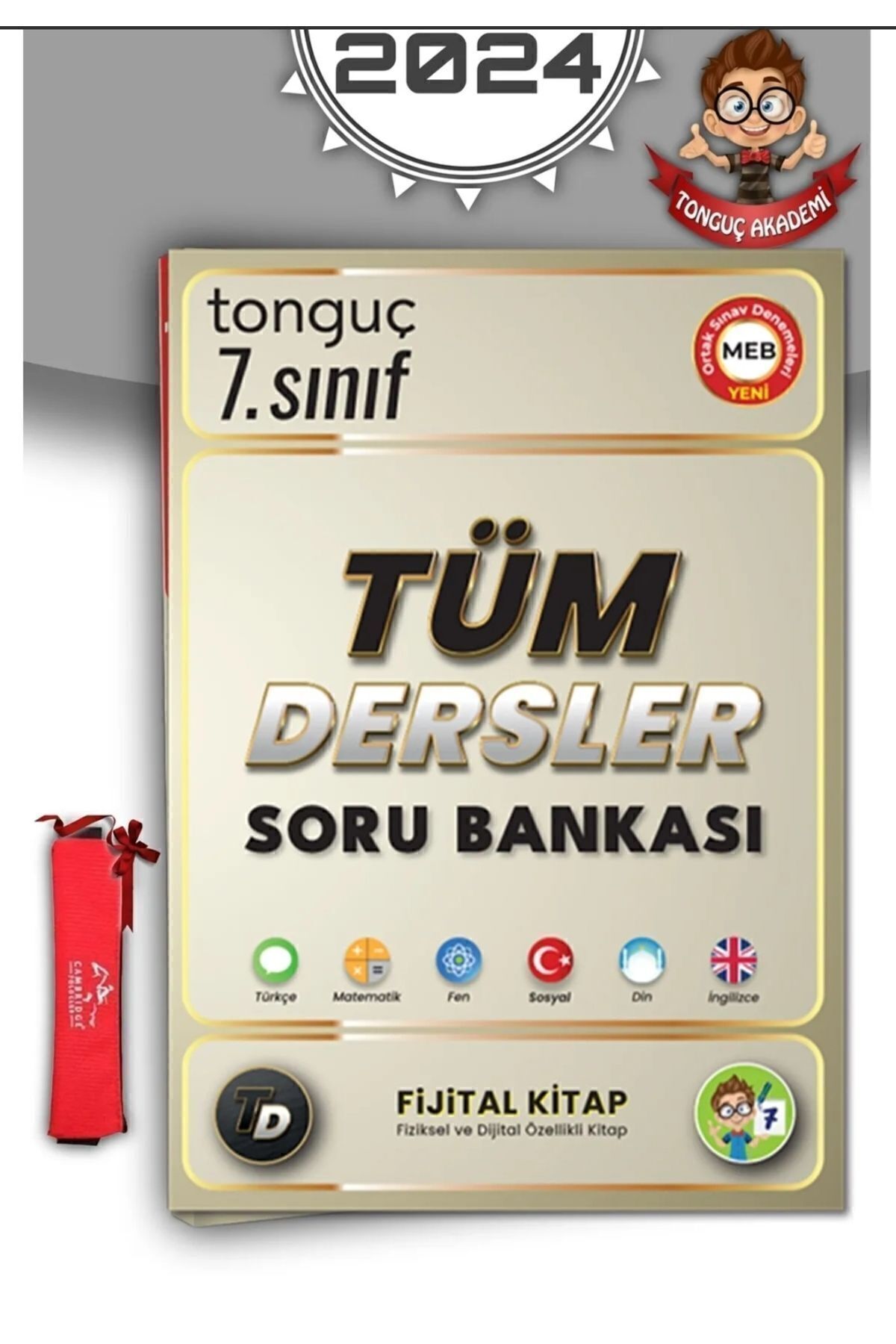 Tonguç Yayınları Tonguç 7.sınıf Tüm Dersler Soru Bankası Fijital Kitap - Mini Kalemlik Hediyeli