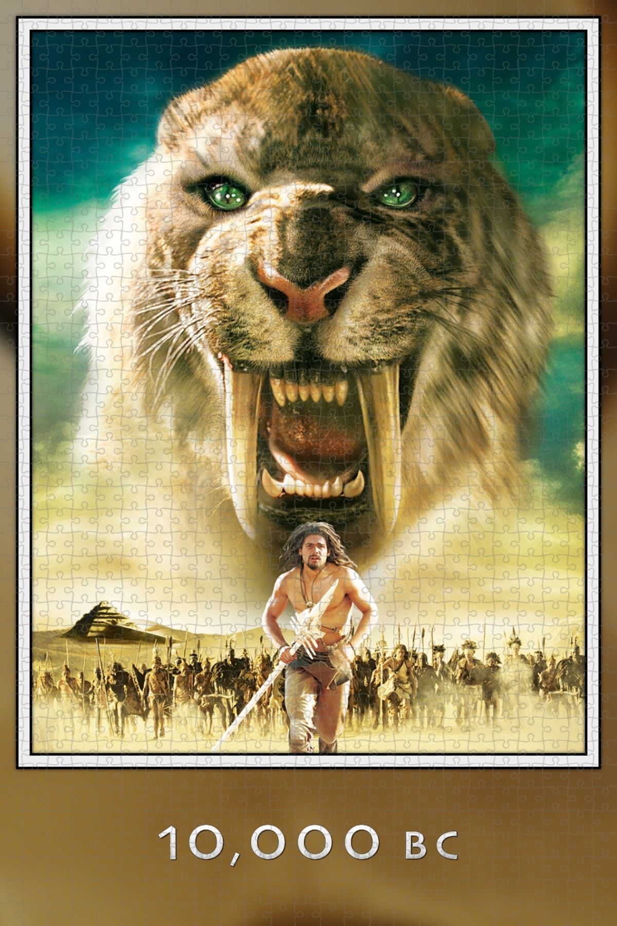 Jeronkarji 10,000 BC (2008) Film Posterinin 1000 Parça Puzzle Yapbozu
