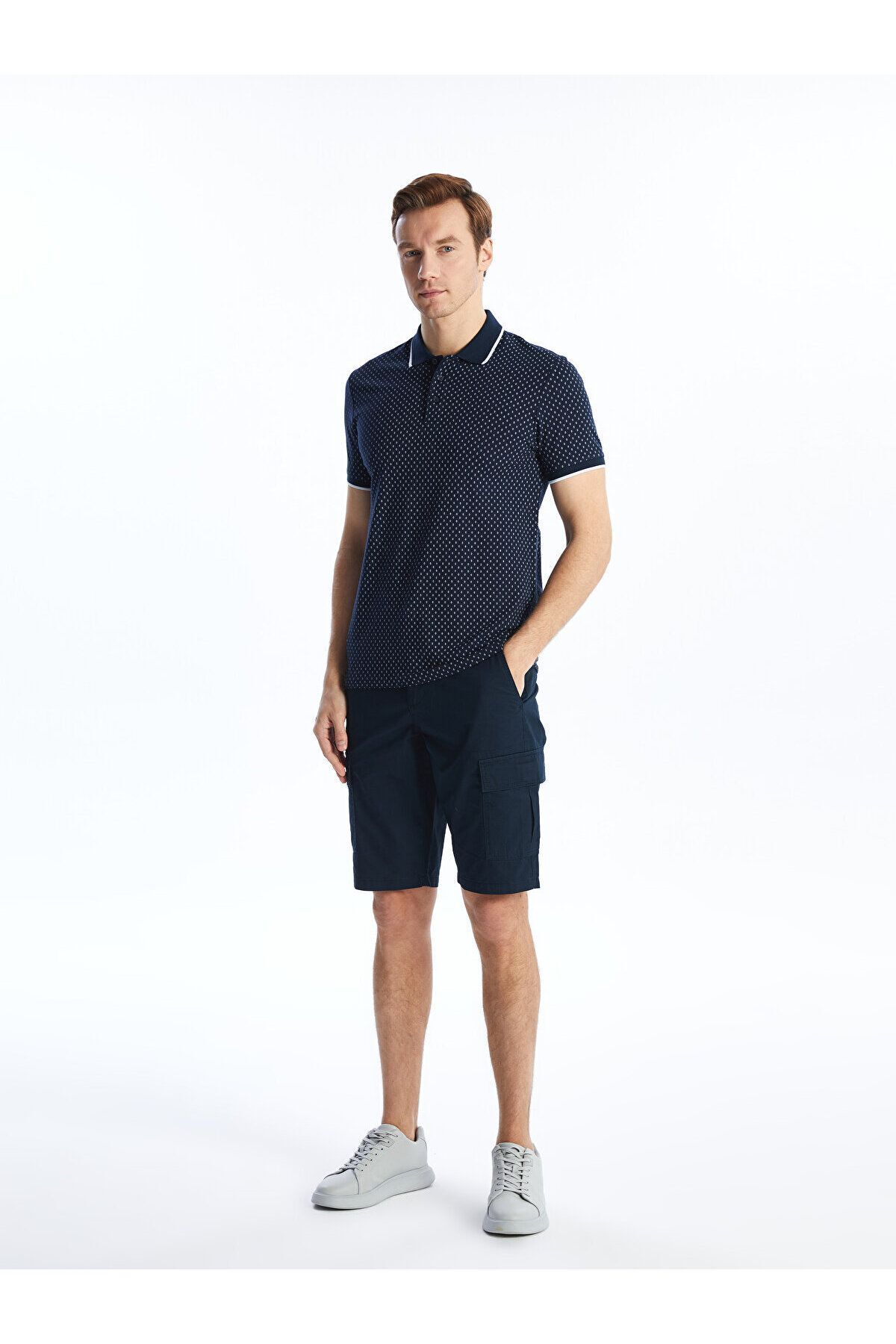 LC Waikiki LCWAIKIKI Classic Rahat Kalıp Gabardin Erkek Bermuda Şort