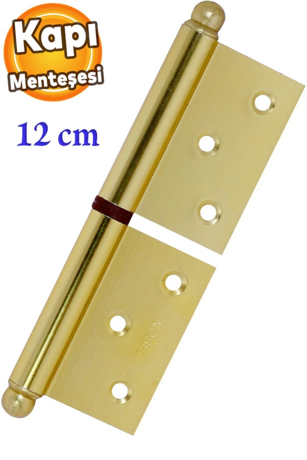 Badem10 Yönsüz Cerman Kapı Menteşesi Sarı 12 Cm