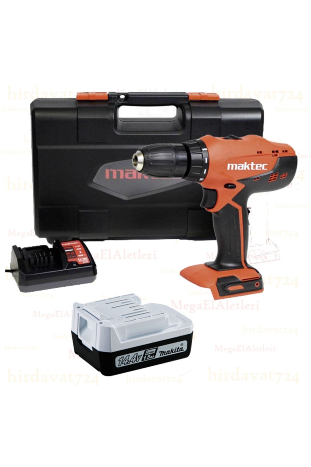 Maktec By Makita Maktec Mt070e 14.4 V 1.5 Ah Li-ion Tek Akülü Darbesiz Vidalama