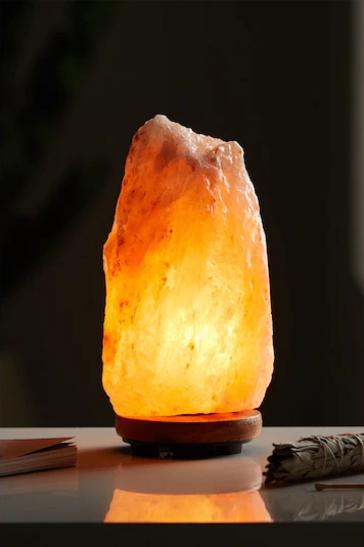 HANGAST Orijinal Gerçek Himalaya Kaya Tuzu Tuz Lambası 2-3 Kg Doğal Gece Lambası (KABLO AMPUL)
