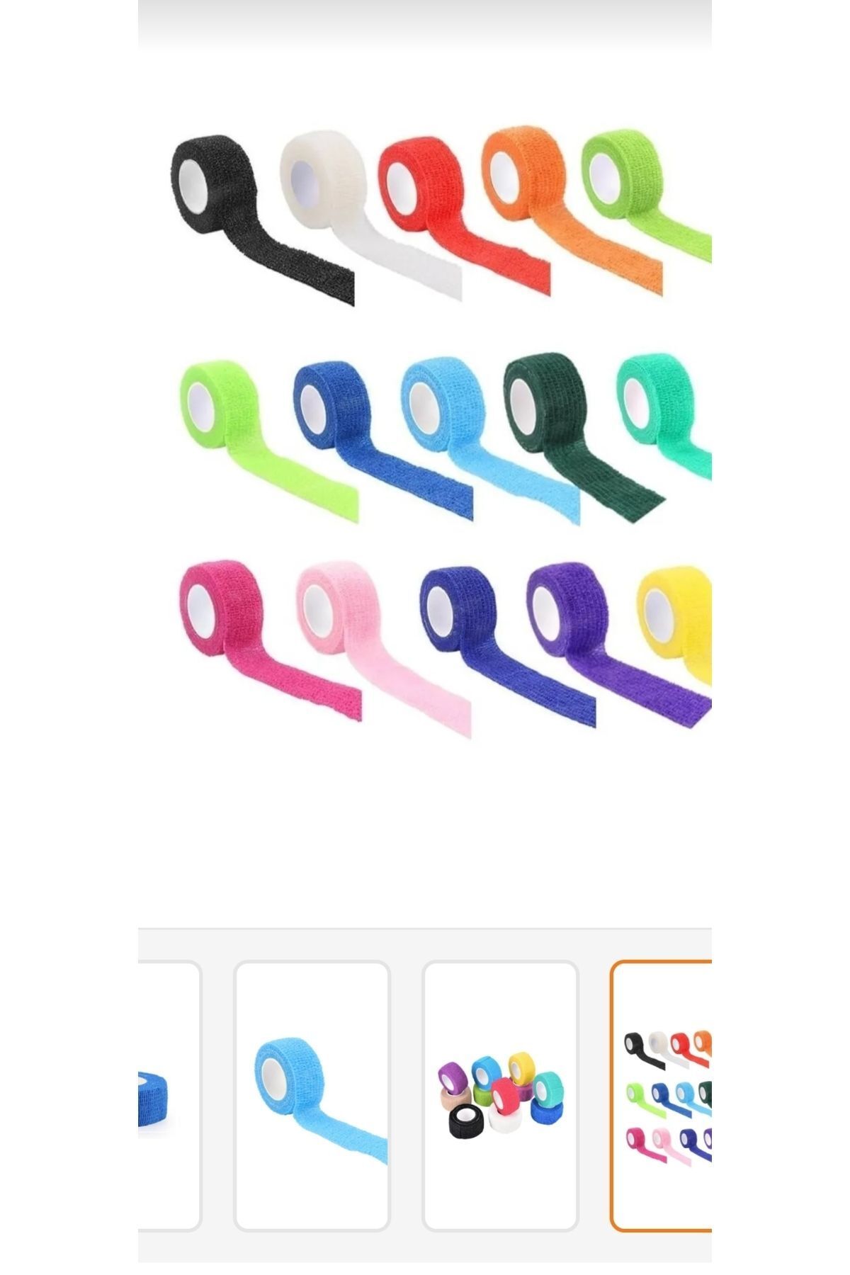 Ortholand Kendinden yapışkanlı coban bandajı 2.5 cm x 4.5 MT (3 adet)